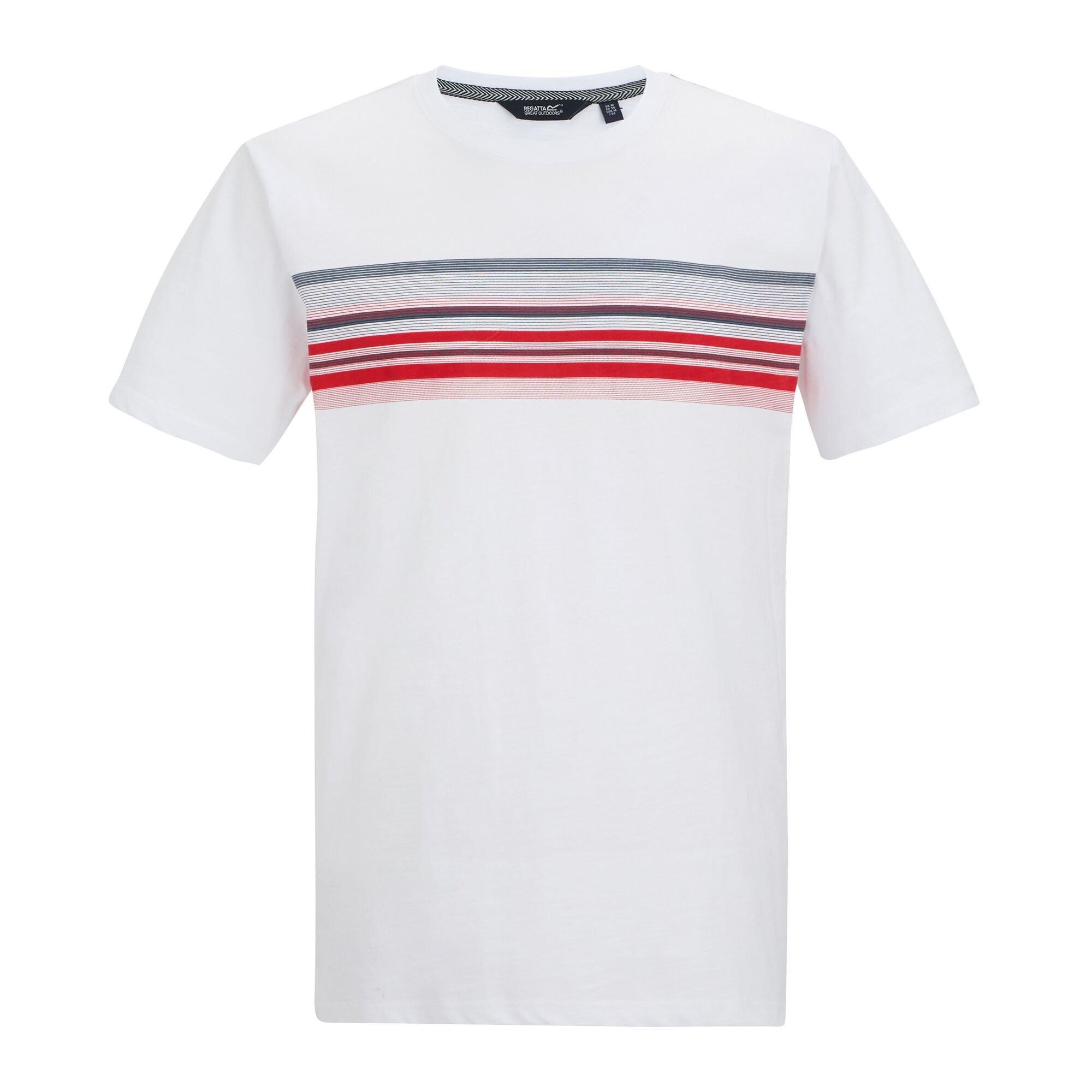 White - Regatta - Mens Rendro Soft T-Shirt - 5