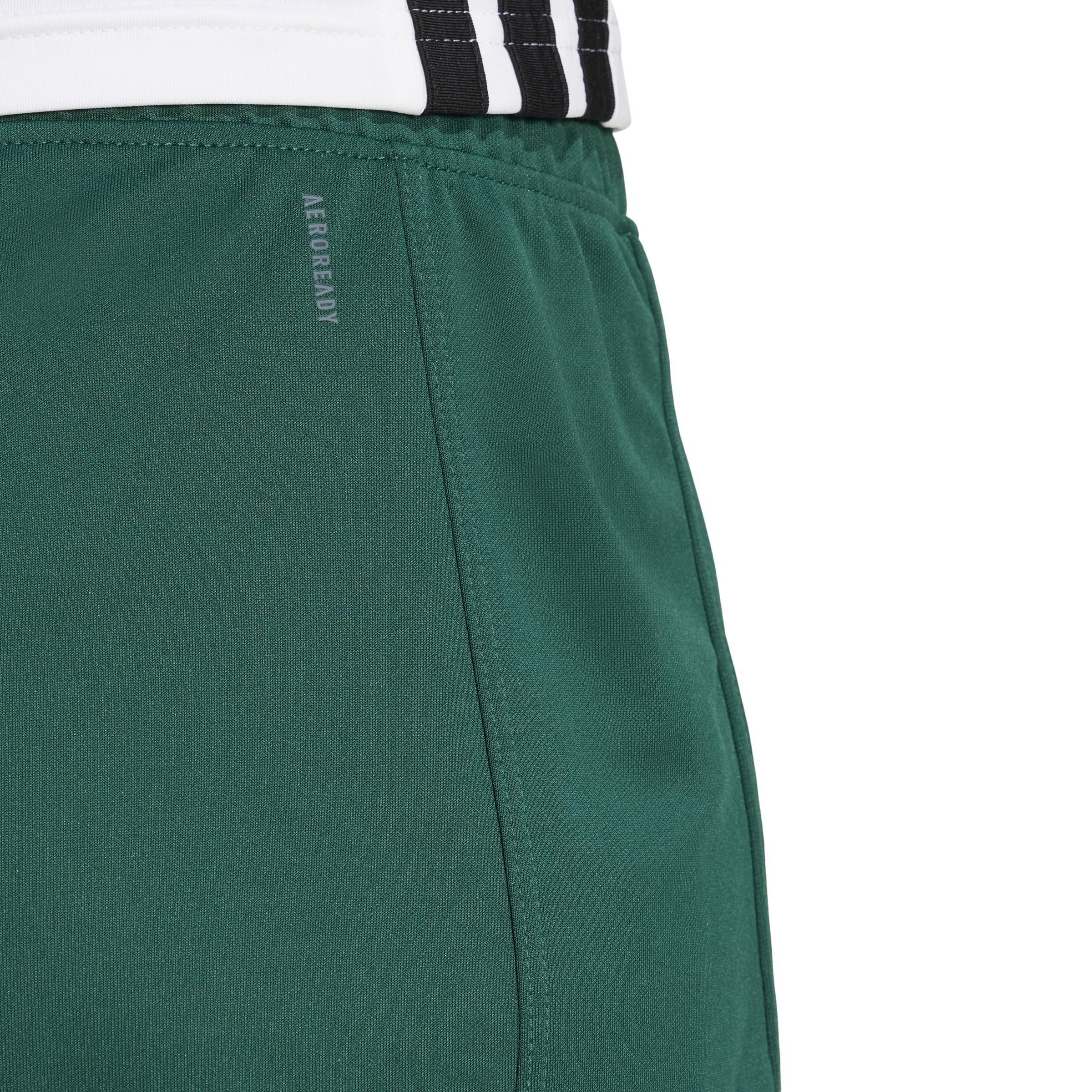 Coll Green/Wht - adidas - Pacer Essentials Knit High-Rise Shorts Womens - 6