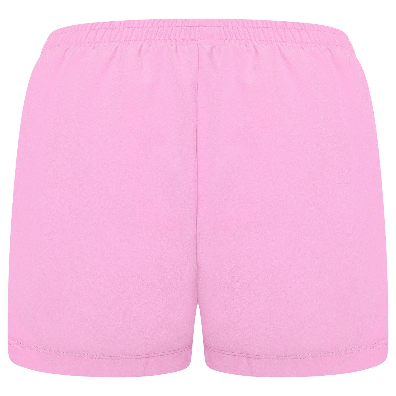 Pink Grindle - Gym King - Womens Woven Bubblegum Pink Performance Gym Shorts - 8