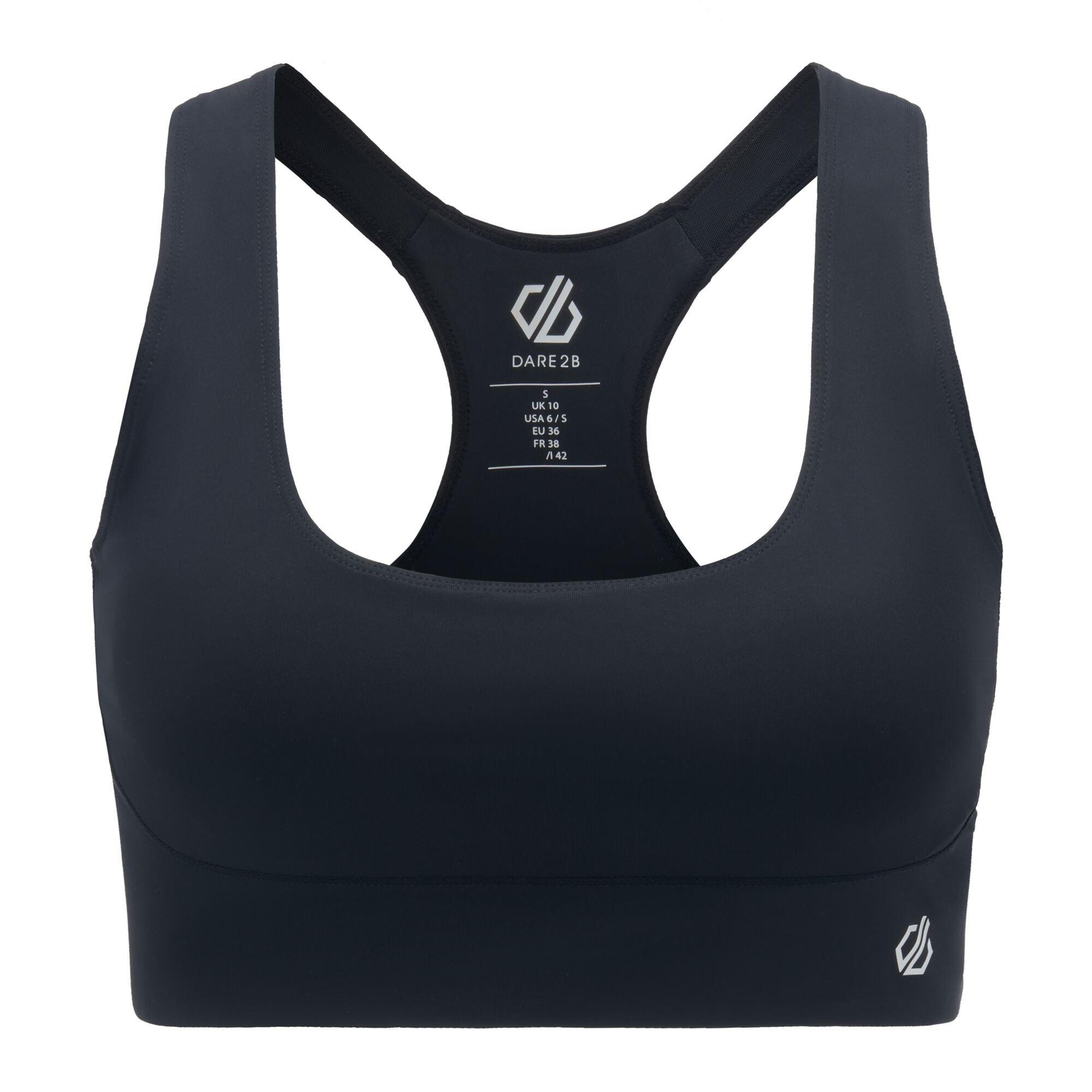 Black - Dare 2b - Womens Influential Quick-Drying Bra - 7