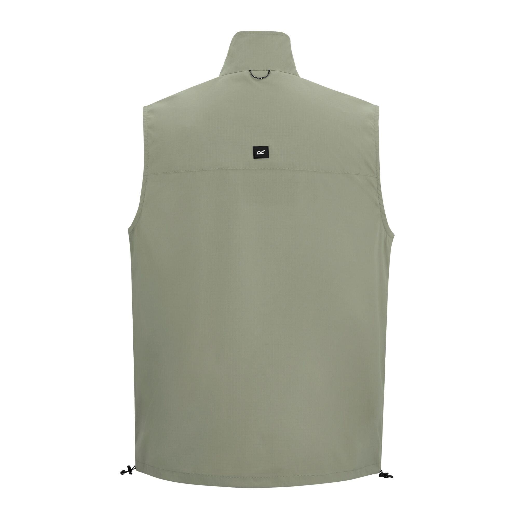 Dark Khaki - Regatta - Mens Anti-Insect Travel Light Gilet - 2
