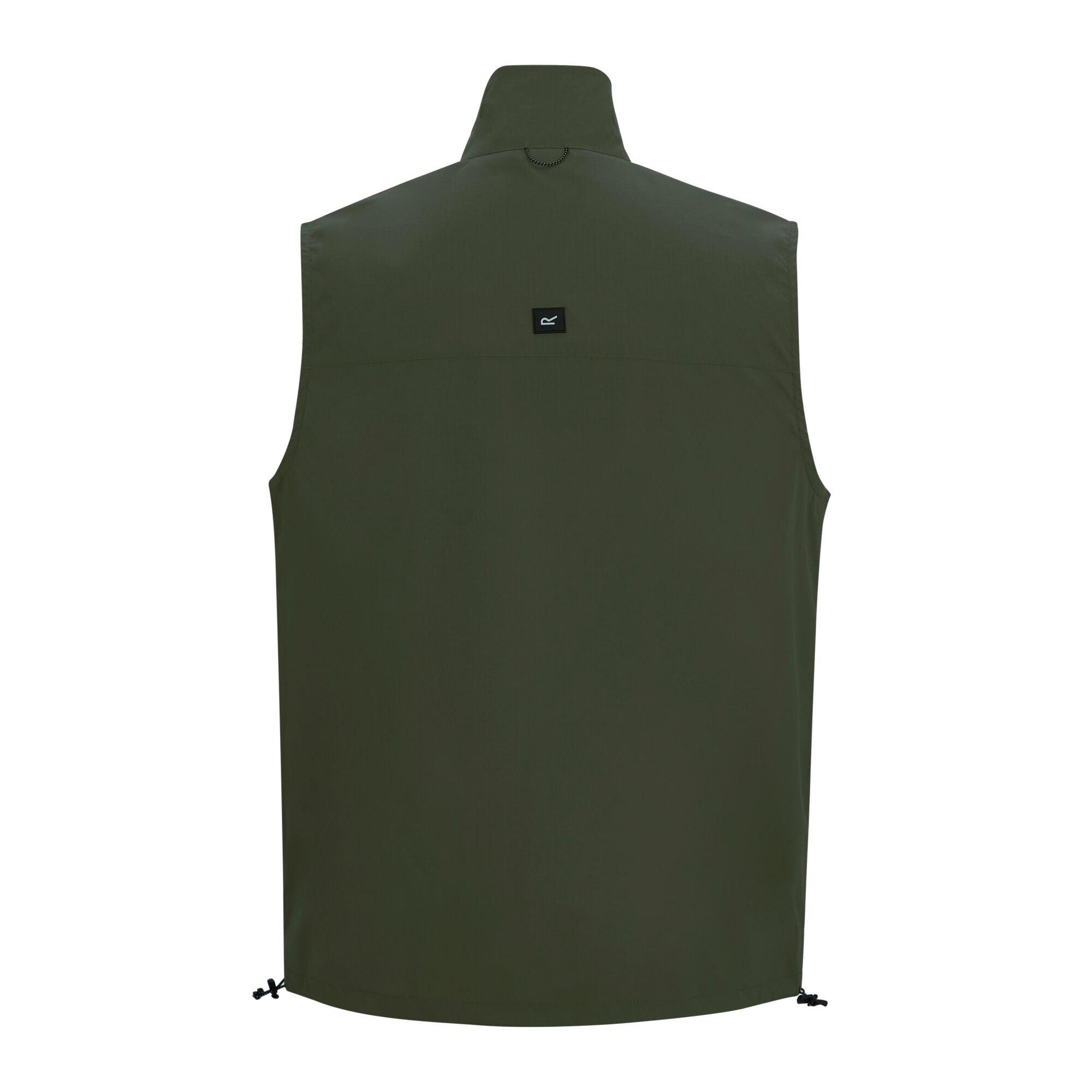 Dark Khaki - Regatta - Mens Anti-Insect Travel Light Gilet - 6