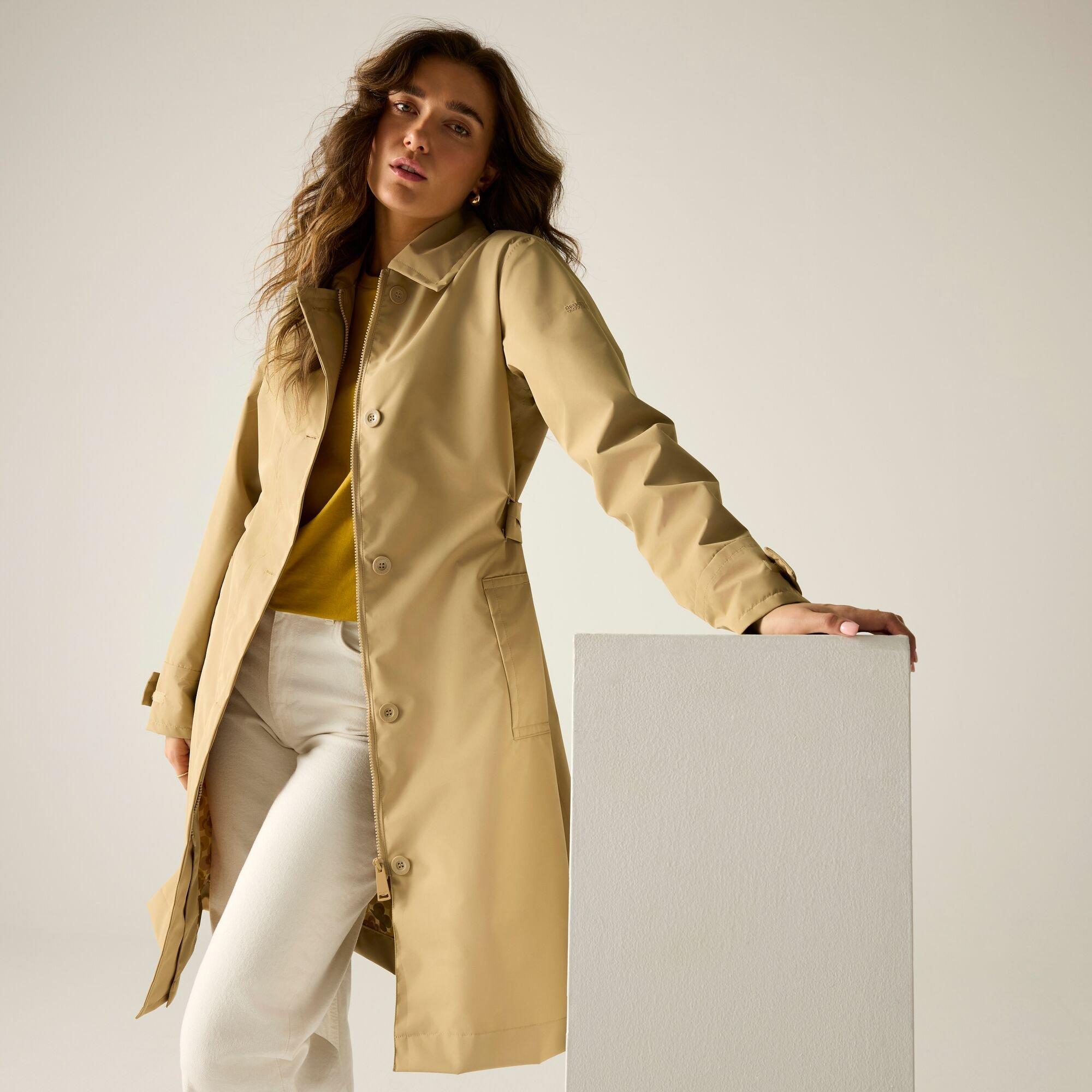 Oat(Mflyel) - Regatta - Womens Orla Trench Waterproof Isotex Jacket - 1