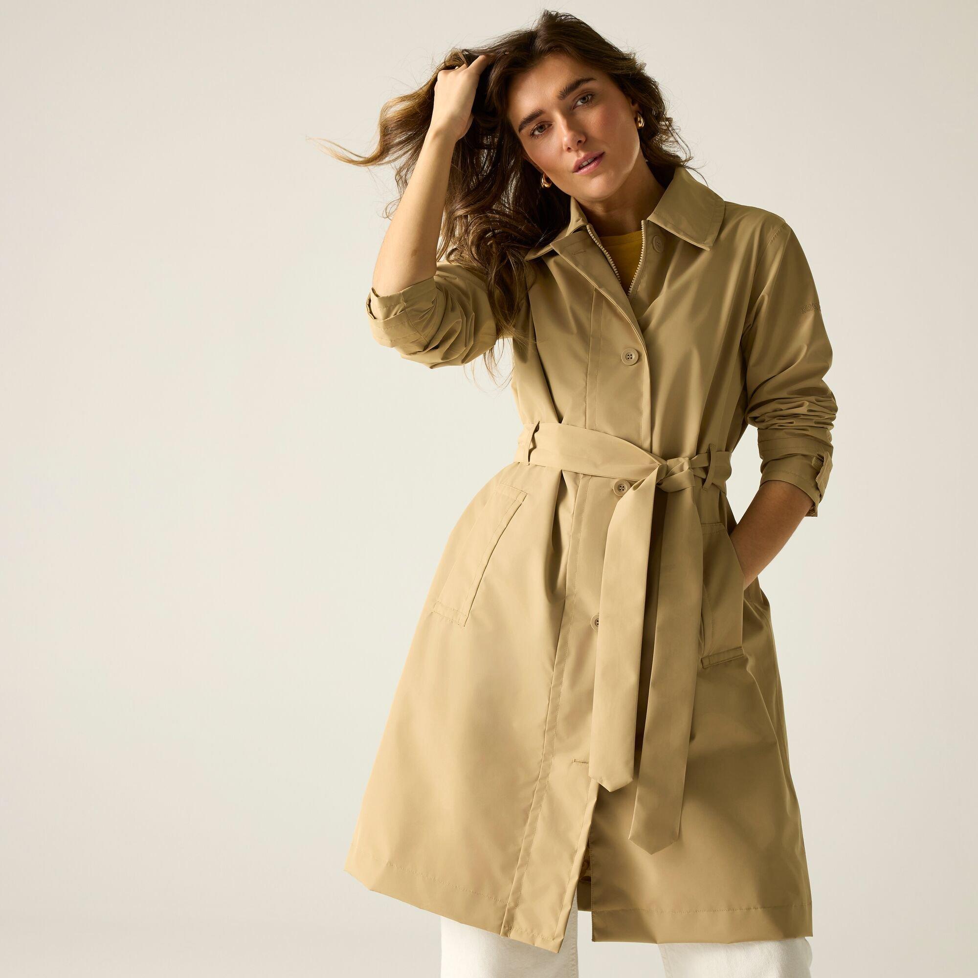 Oat(Mflyel) - Regatta - Womens Orla Trench Waterproof Isotex Jacket - 9