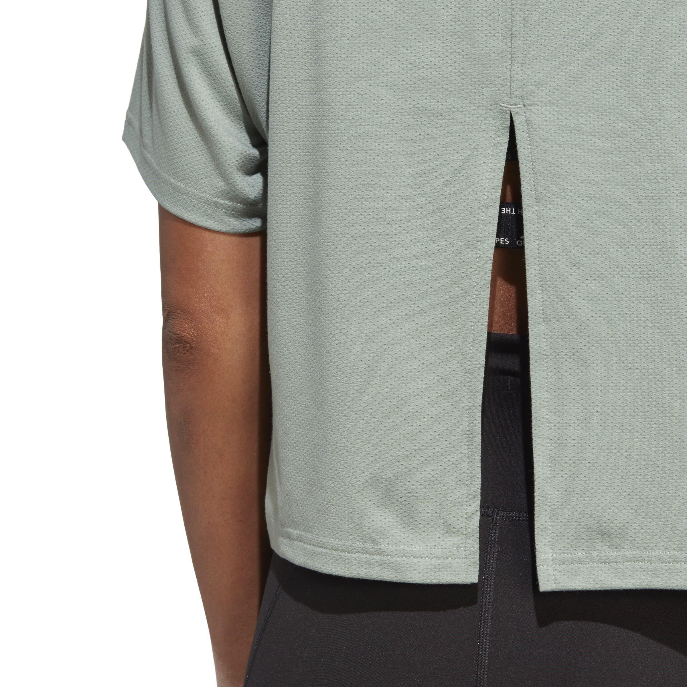 Grün - adidas - Icons Logo Short-Sleeve Performance Gym Top - 6