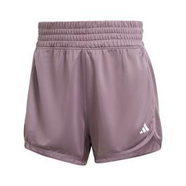 adidas Pacer Knit Womens High Rise Performance Shorts