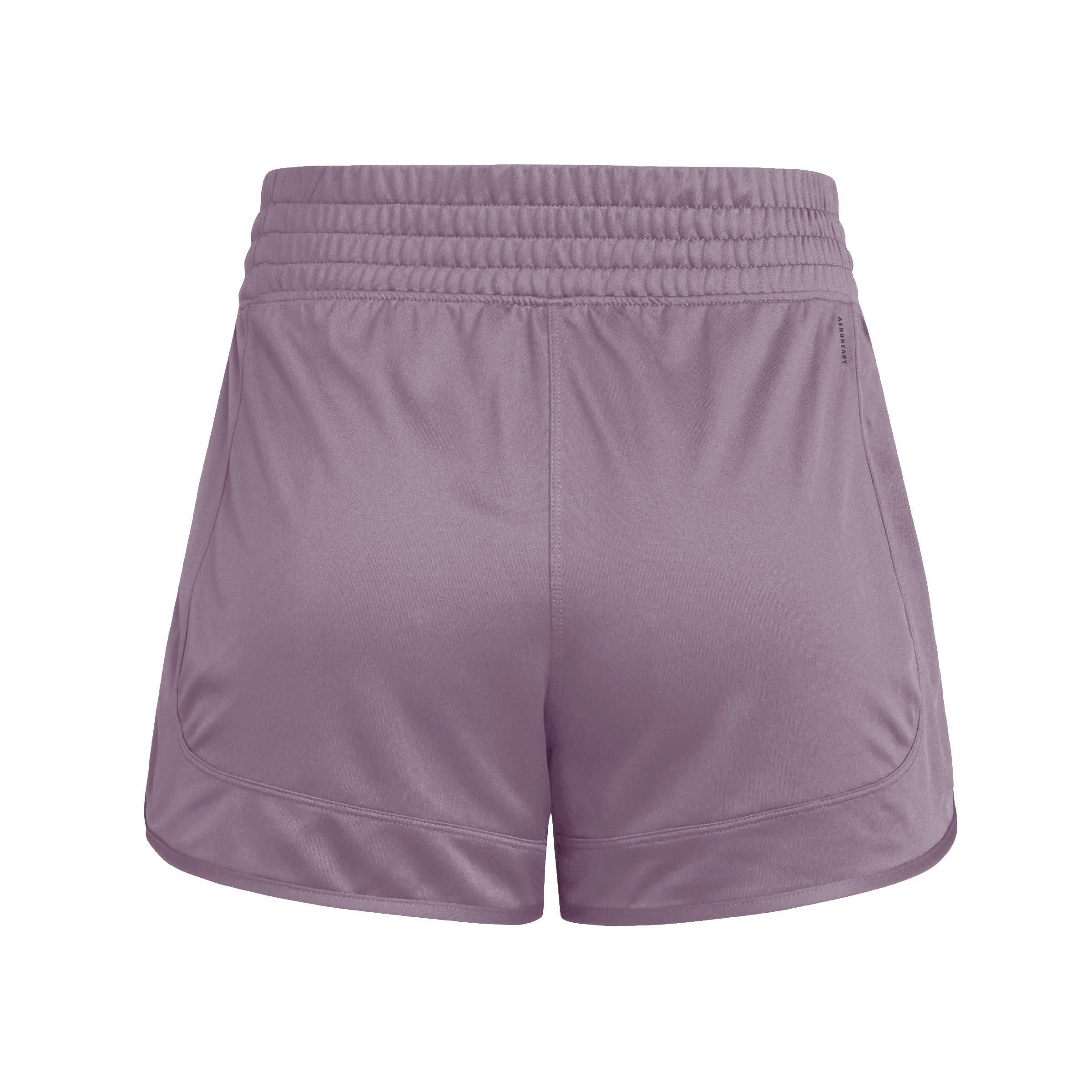 Shadow Fig - adidas - Pacer Knit Womens High Rise Performance Shorts - 7