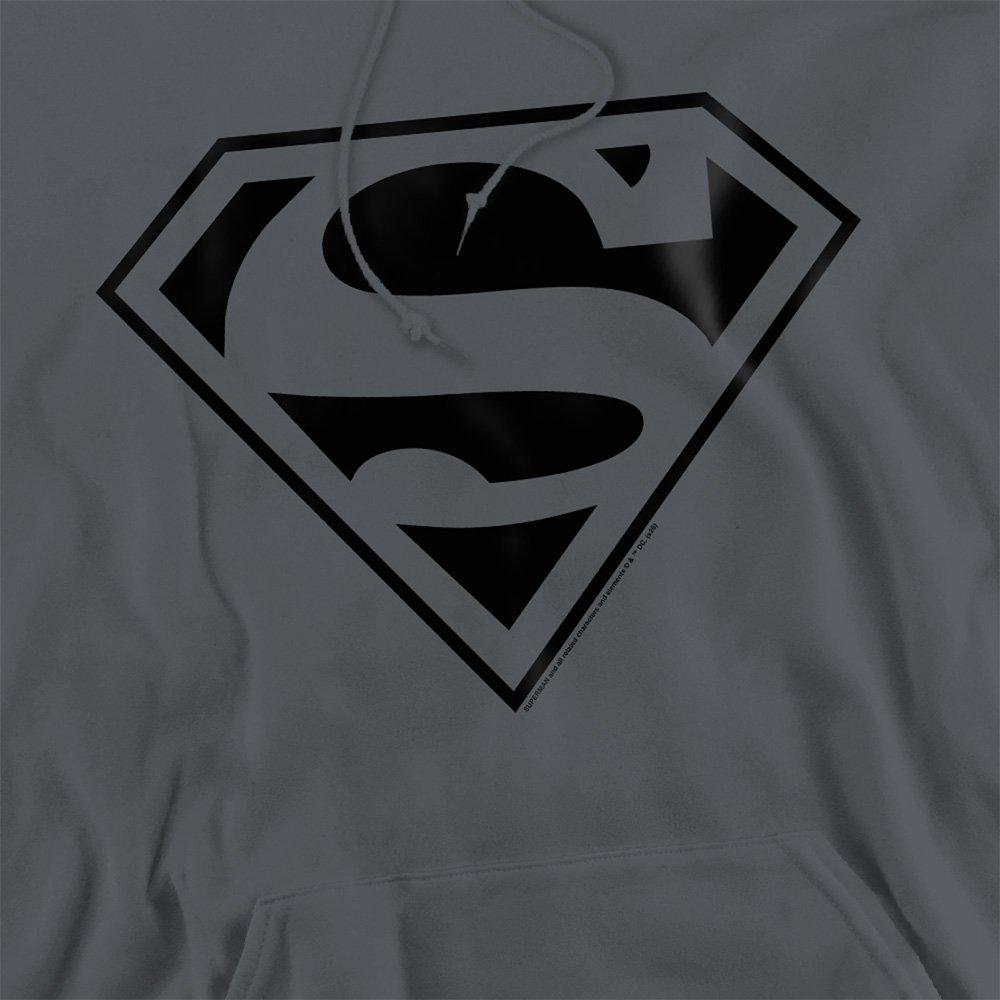 Charcoal - DC Comics - Mono Superman Hoodie Charcoal - 2