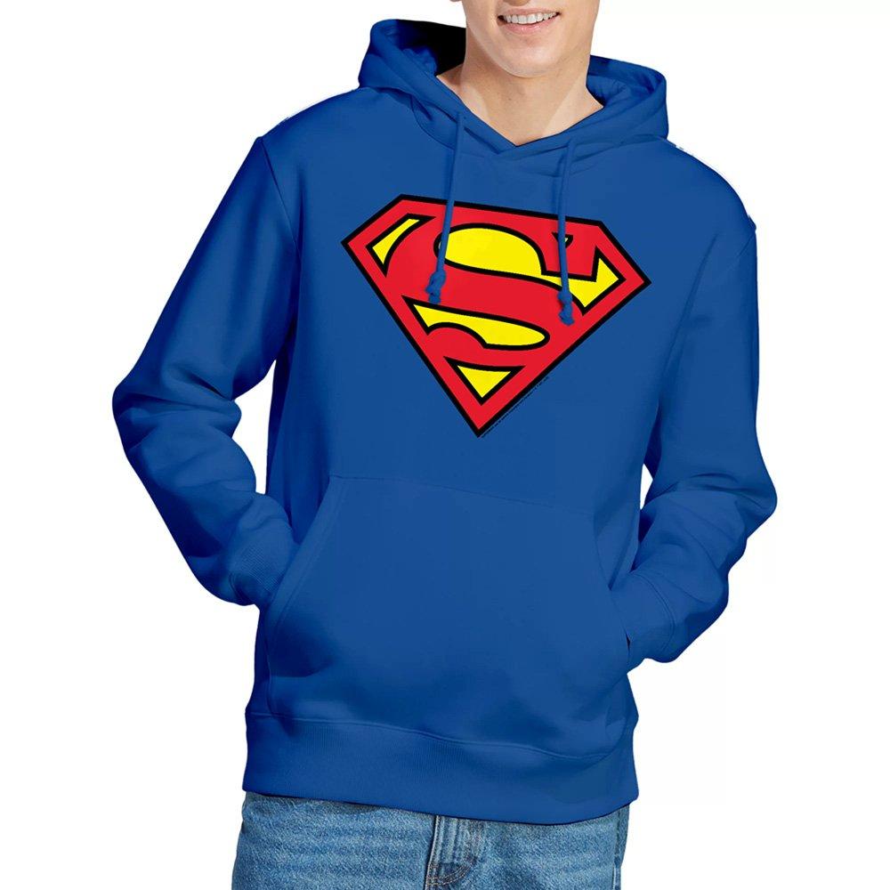 Dc Comics Men's Superman Logo Hoodie Royal - S