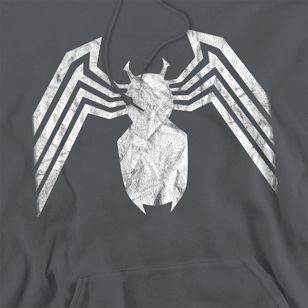 Grey - Marvel - Venom Emblem Hoodie - 2
