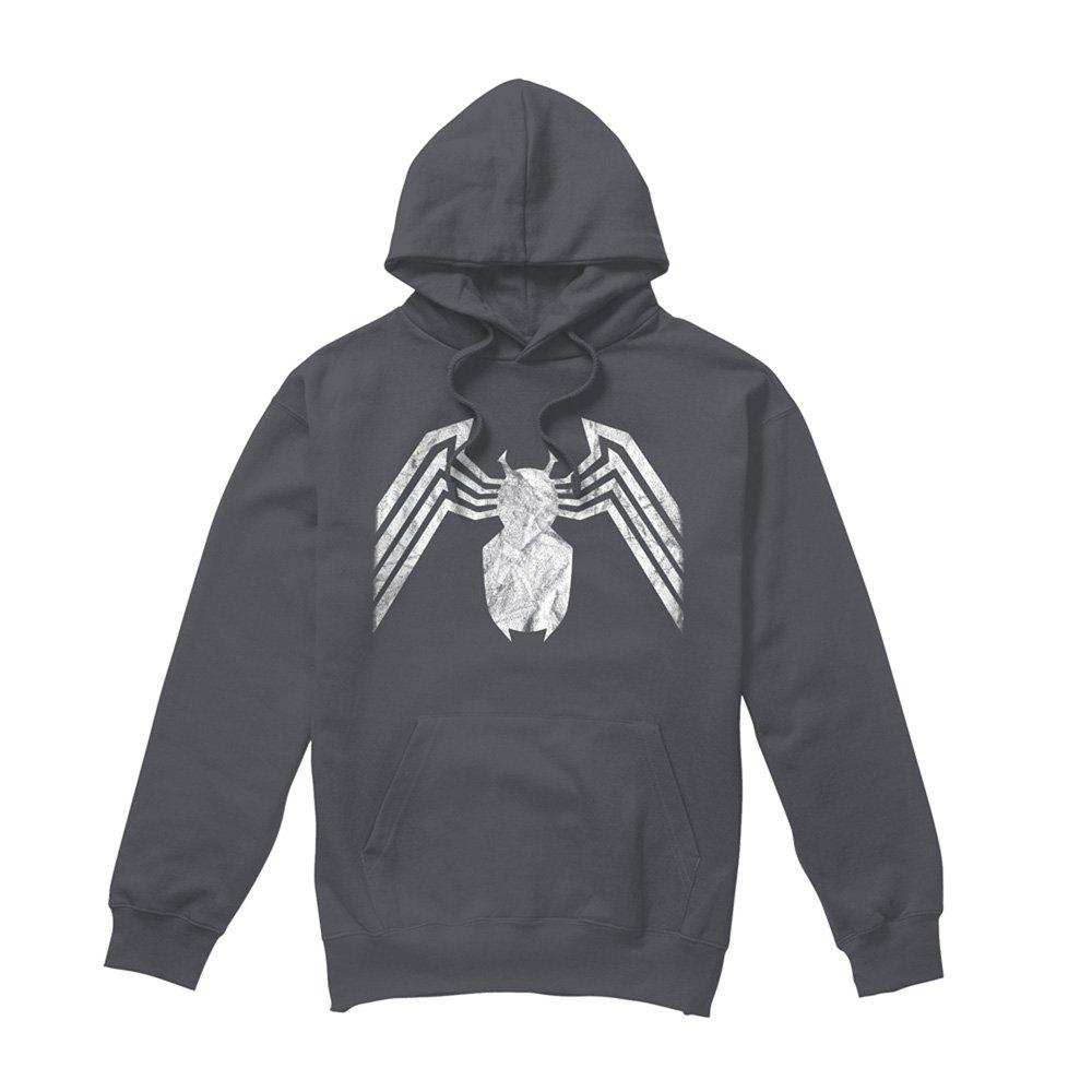 Grey - Marvel - Venom Emblem Hoodie - 4