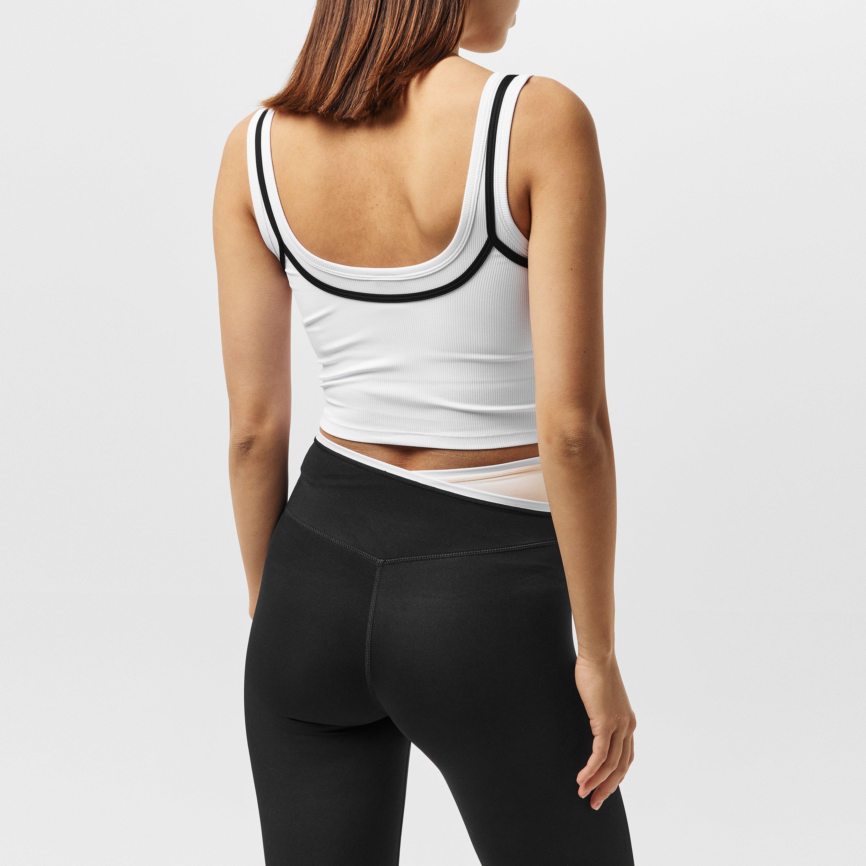 Optic White - PE Nation - Layered Tank Top - 4