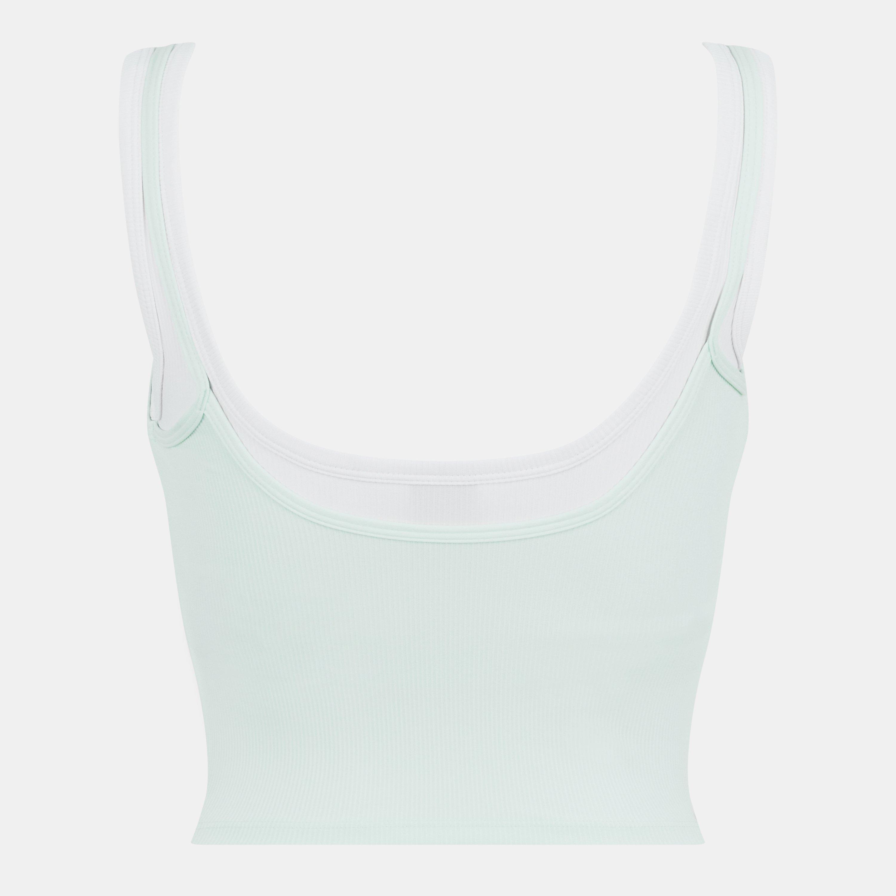 Mint Op White - PE Nation - Layered Tank Top - 2