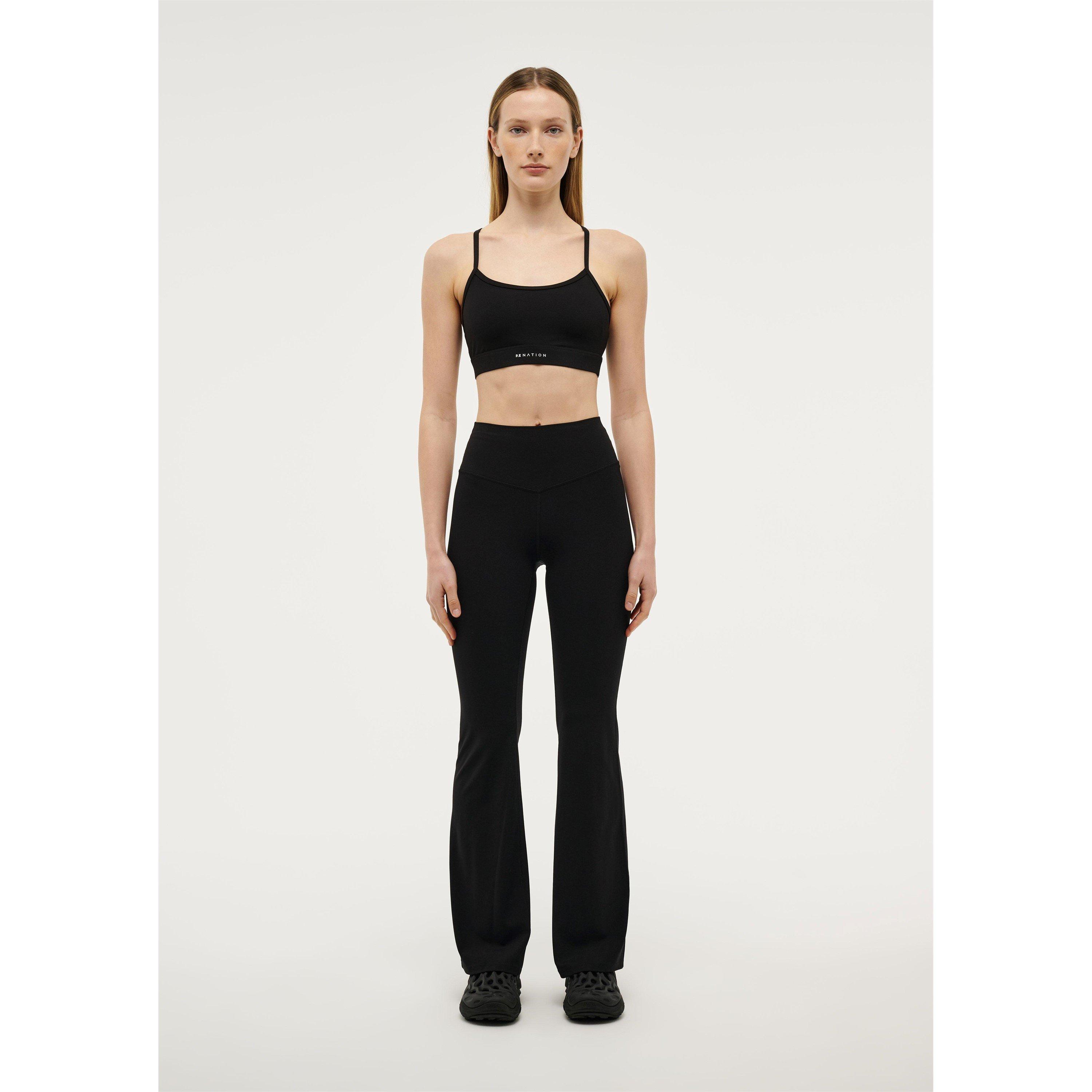 Black - PE Nation - Preview Flared Leggings - 2