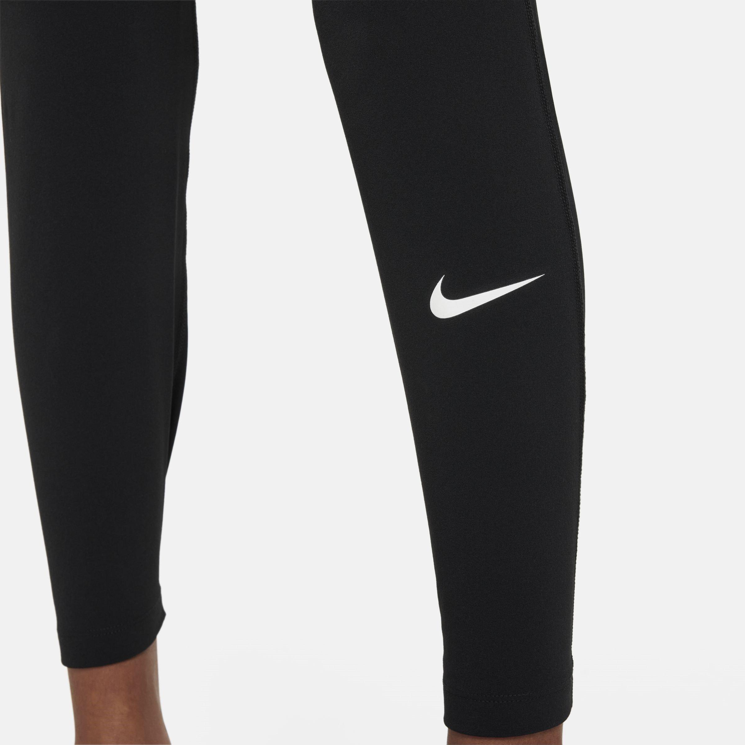 Black - Nike - Pro Dri-FIT Tights Junior - 5