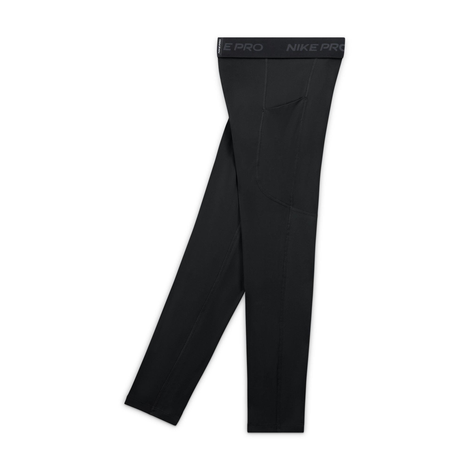 Black - Nike - Pro Dri-FIT Tights Junior - 8