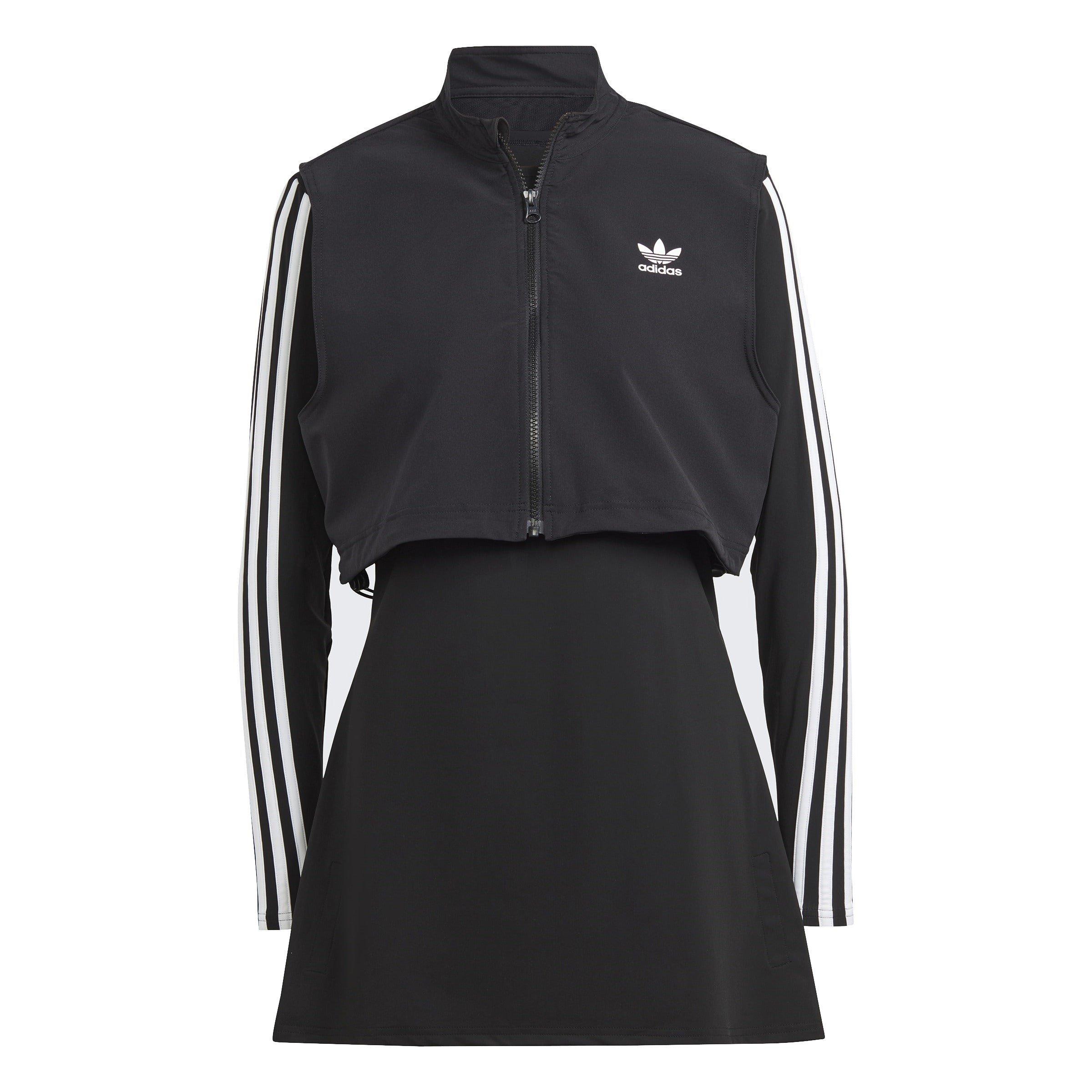 Black/White - adidas Originals - adidas Adicolor Full-Cover Wear Top Womens - 1