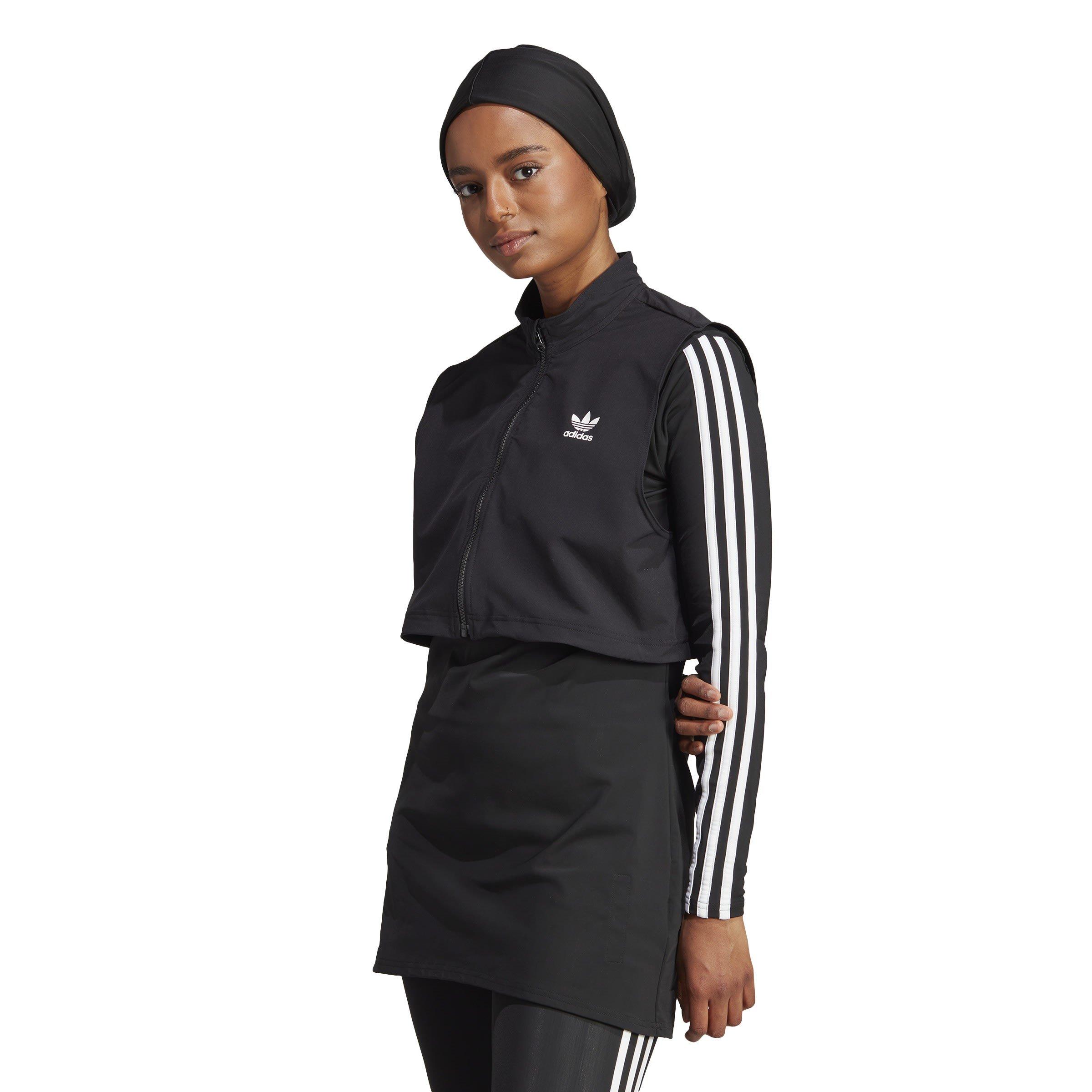 Preto/Branco - adidas Originals - Adicolor Full-Cover Wear Top Womens - 2