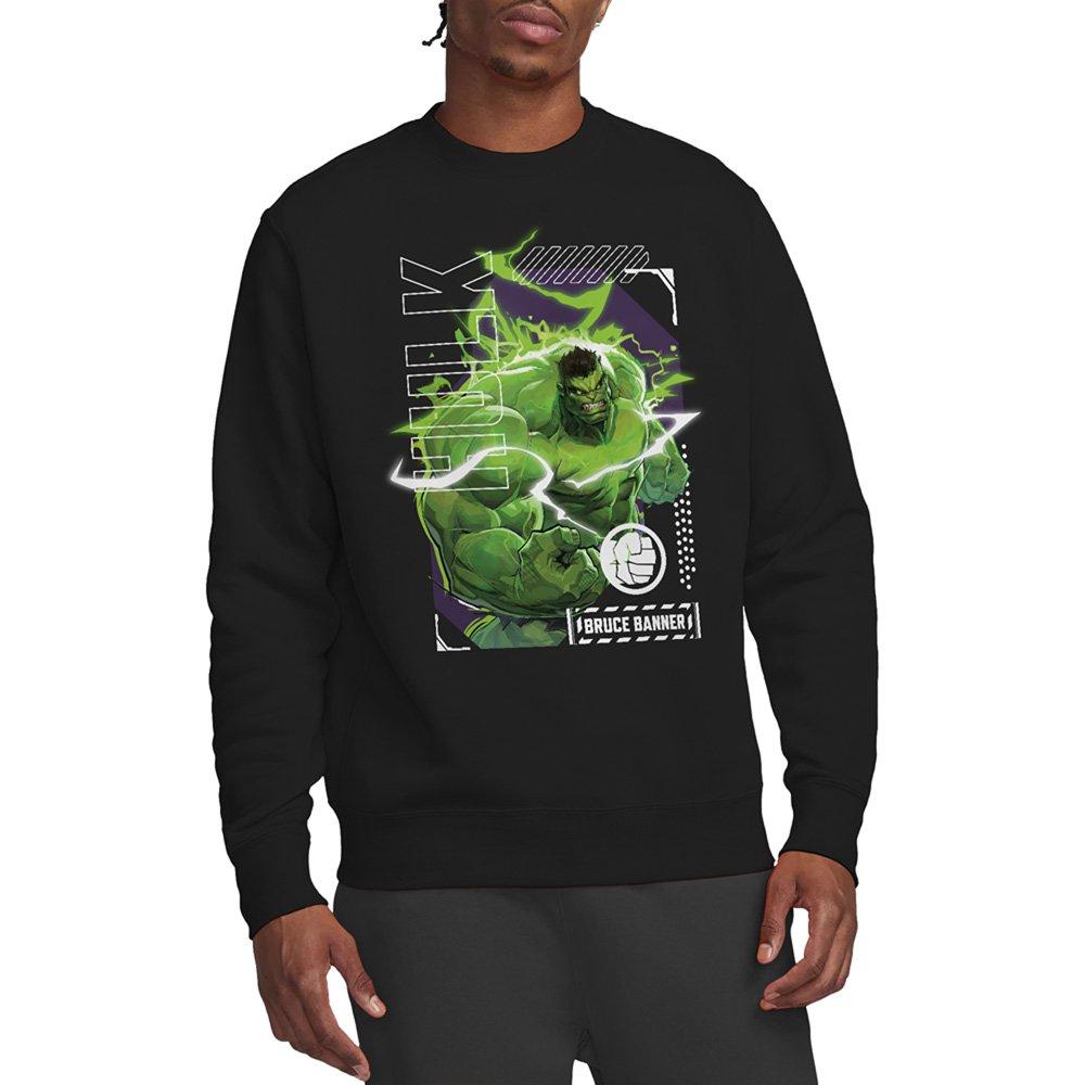 Black - Marvel - Rivals Bruce Banner Hulk Smash Sweatshirt Black - 1