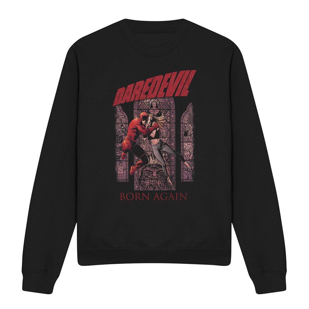 Black - Marvel - Daredevil Born Again The Punisher Graffiti Sweatsh - 4