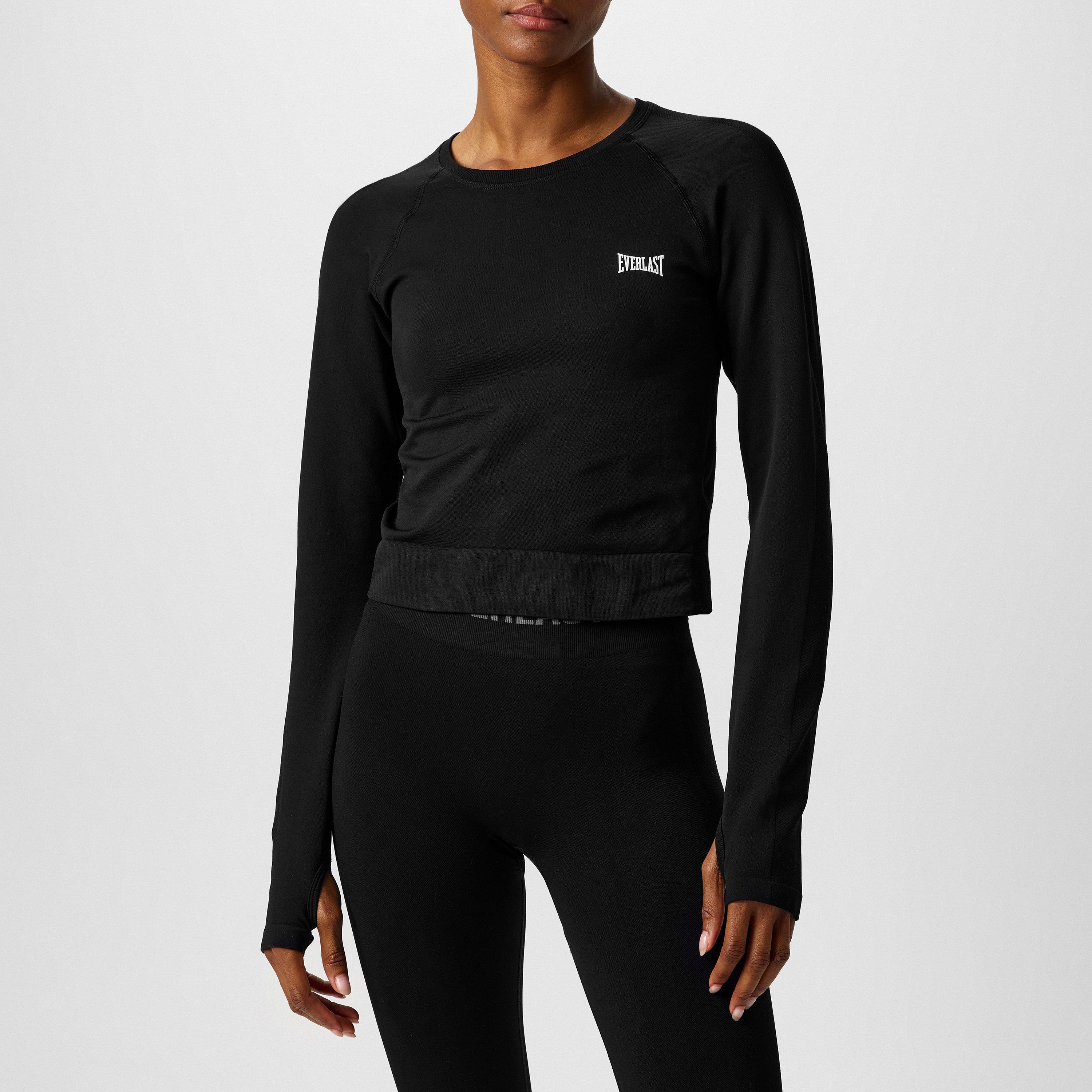Black - Everlast - Women's Long-Sleeve Performance Gym Top - 1