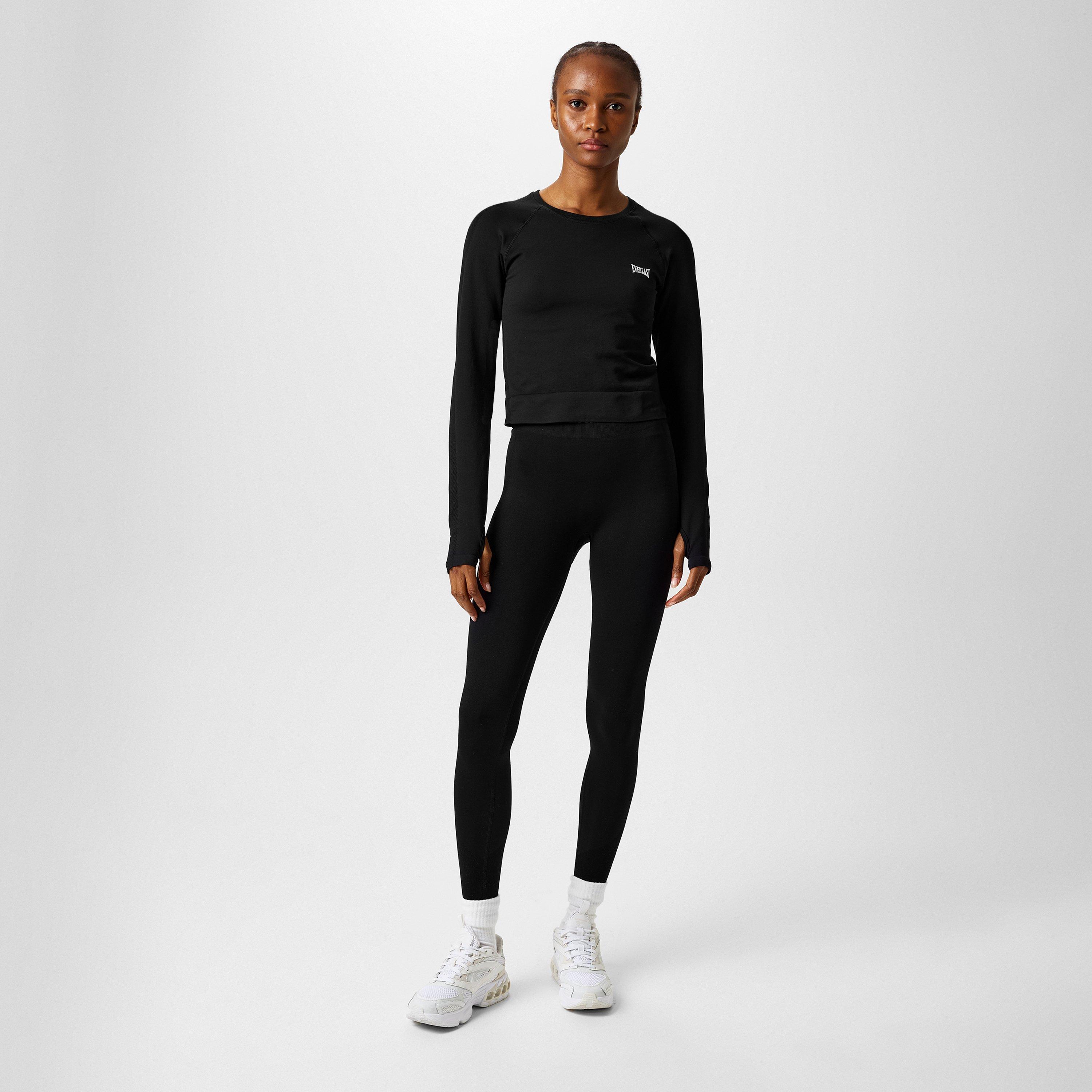 Black - Everlast - Long-Sleeve Performance Gym Top - 4