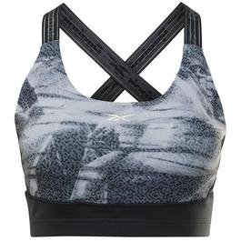 Reebok KireFit Graphic Womens Medium Support Sports Bra