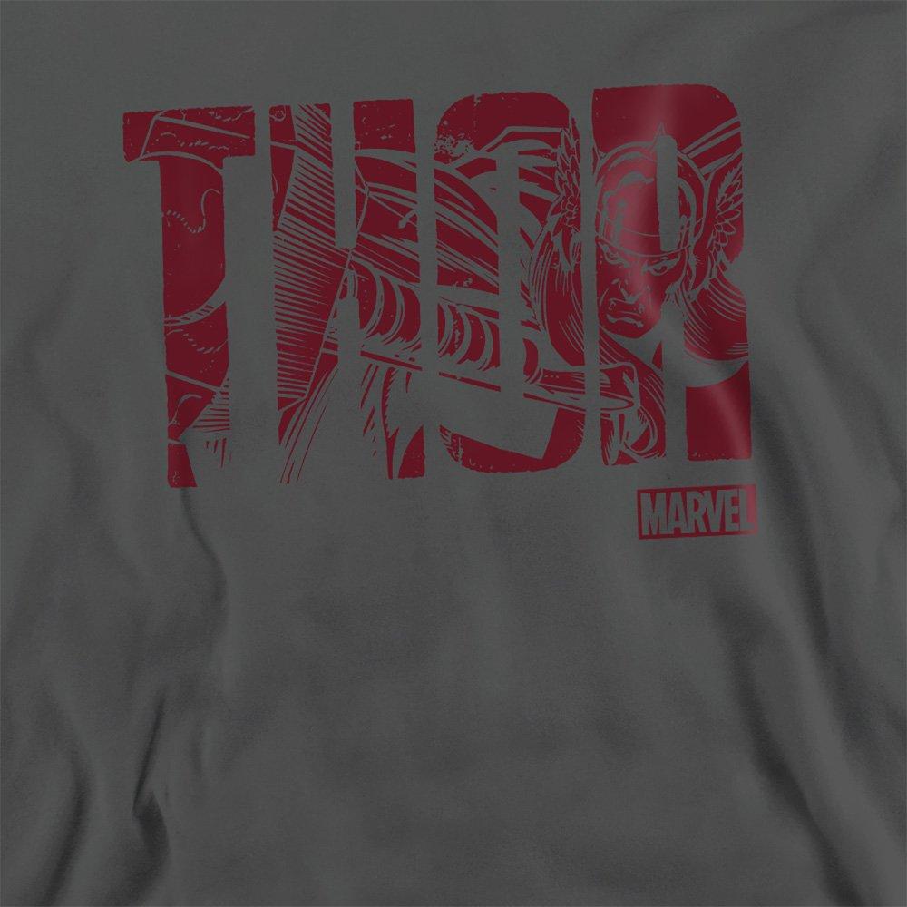Grey - Marvel - Thor Text Sweatshirt - 2