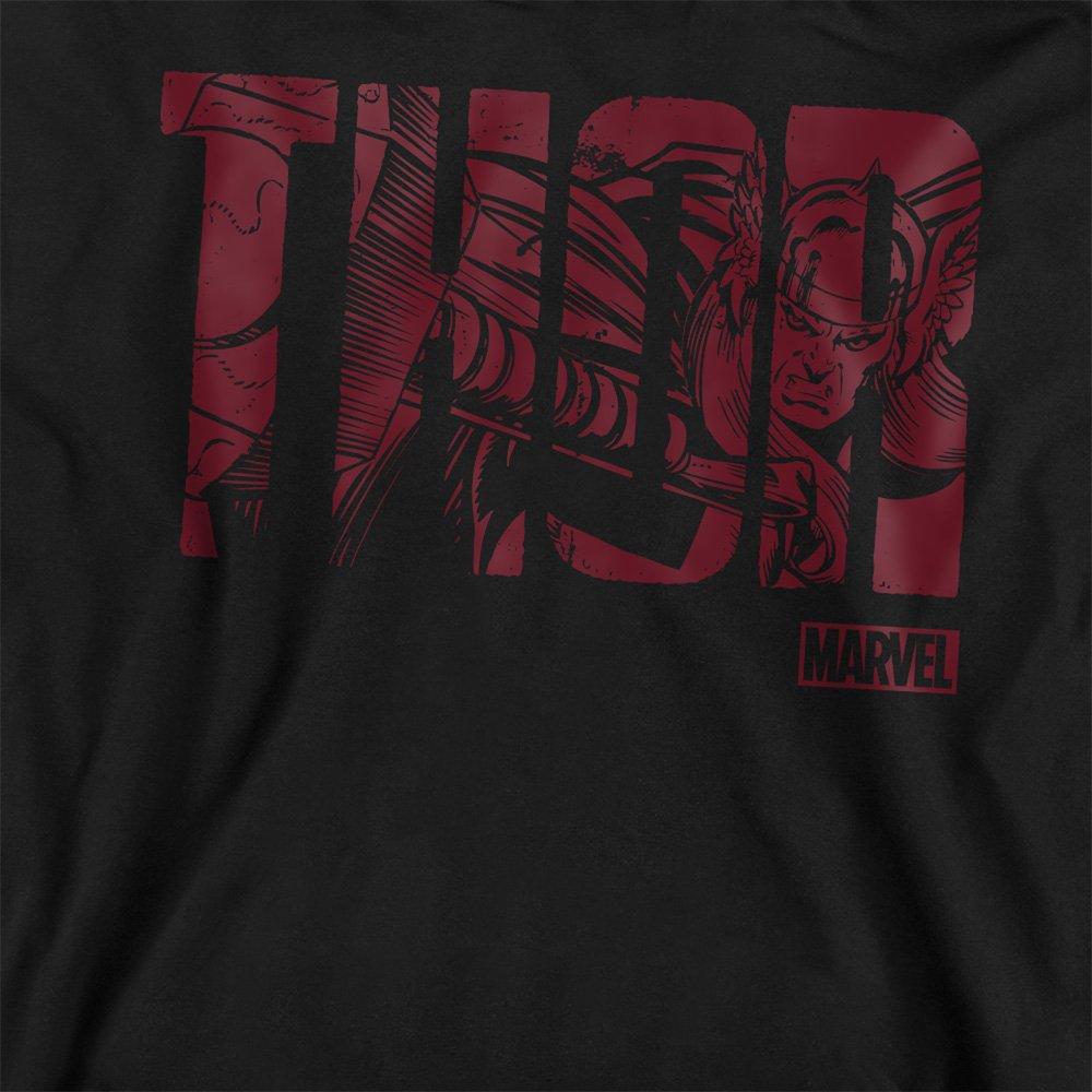 Black - Marvel - Thor Text Sweatshirt - 2