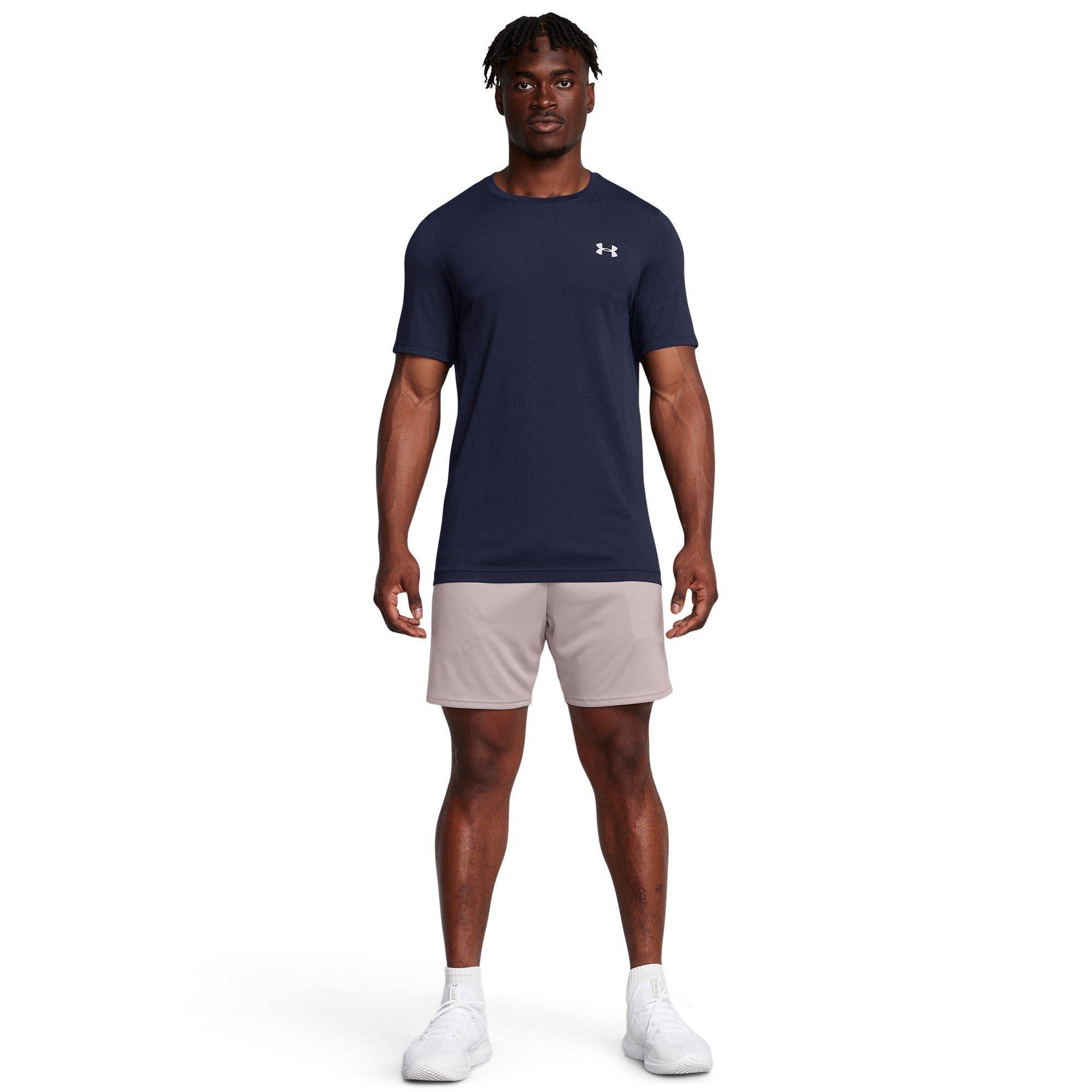 Tetra Gray/Blk - Under Armour - Men's Tech Performance Gym Shorts - 4