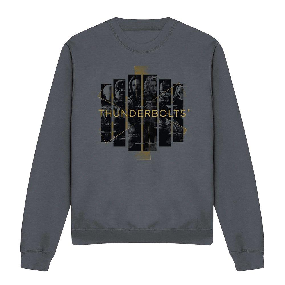 Charcoal - Marvel - Thunderbolts Team Asterisk Sweatshirt Charcoal - 4