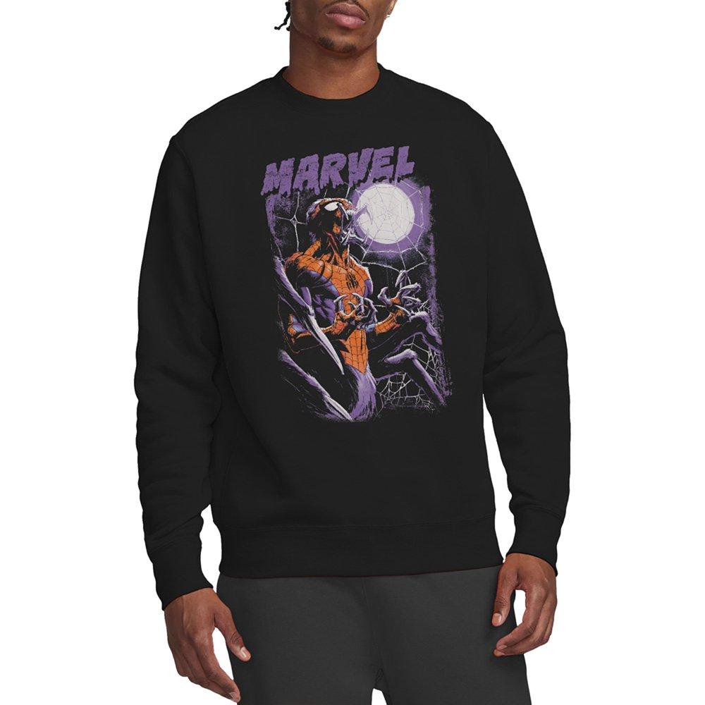 Marvel Men's Halloween Manspider Roars Sweatshirt Black - XXL