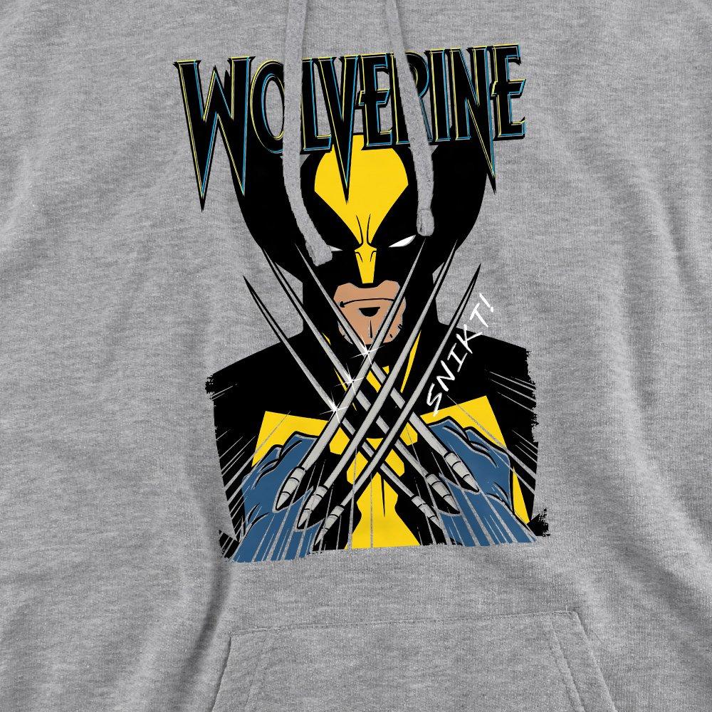 Light Grey - Marvel - X-Men Wolverine Action Hoodie Light Grey - 2