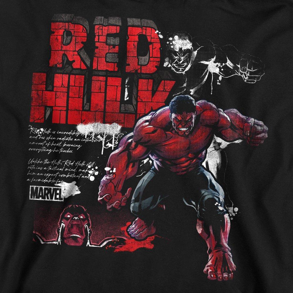 Black - Marvel - Captain America Brave New World Red Hulk Rage Swea - 2