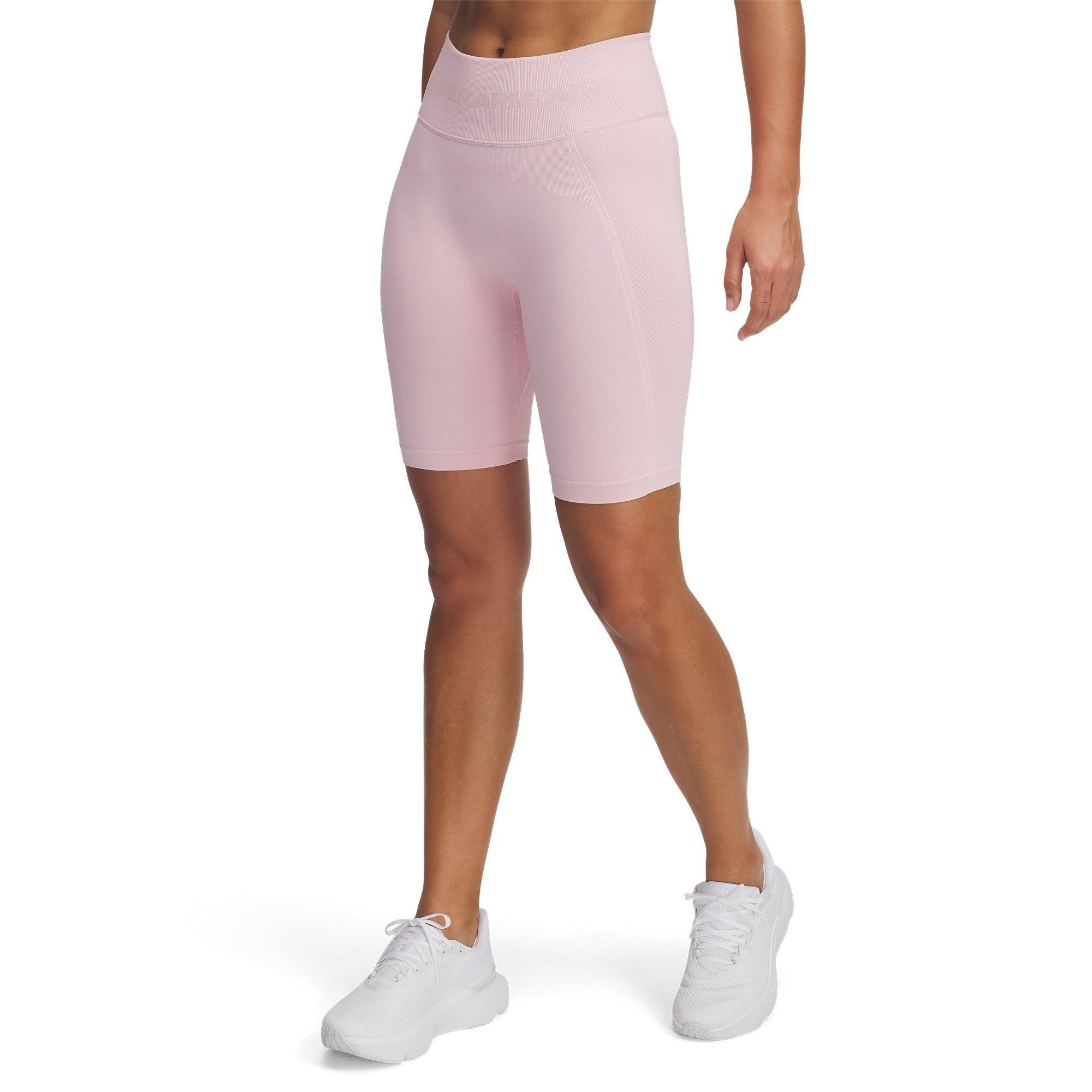 Under Armour Women's Vanish Seamless Performance Gym Shorts - Prime Pink - 14 (L)