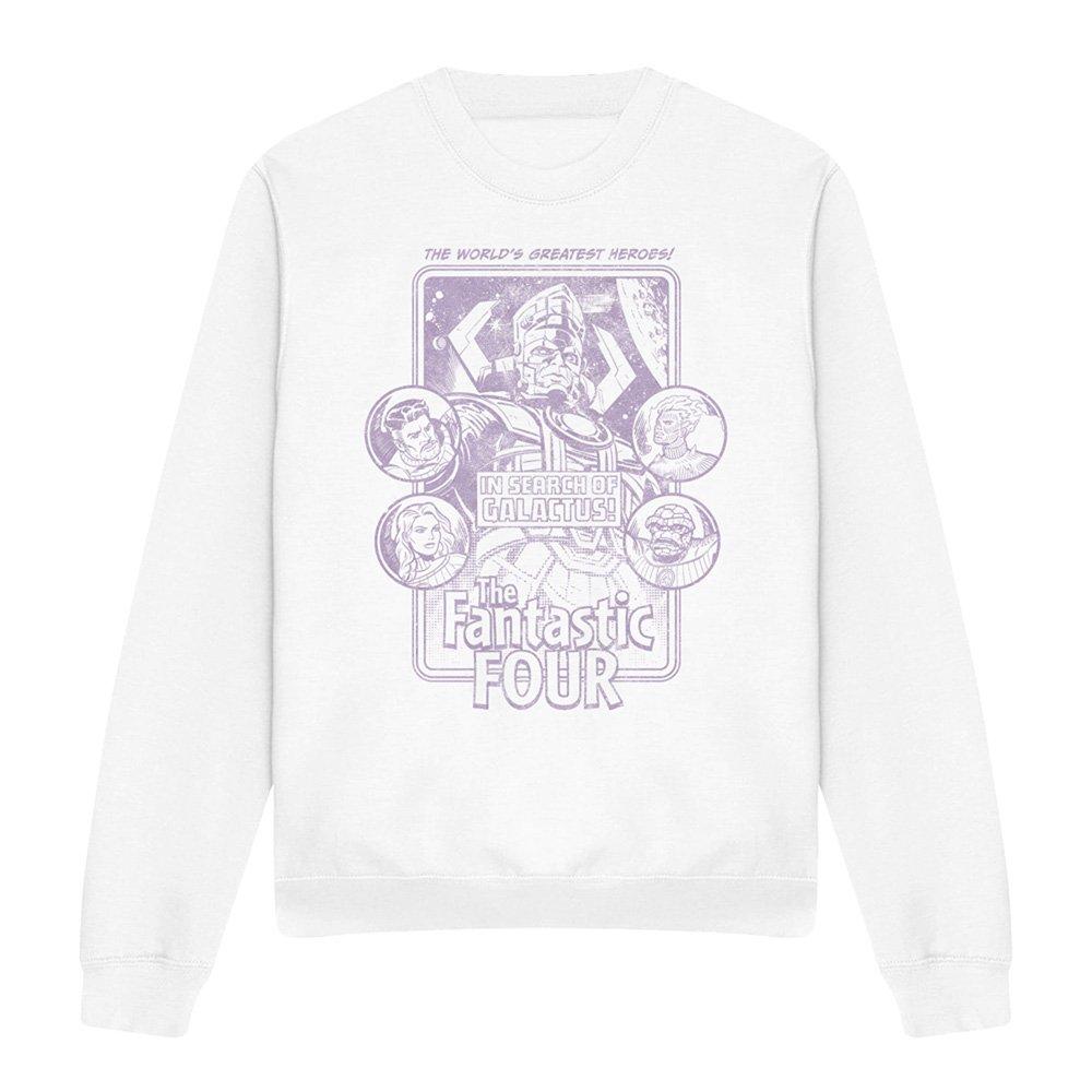 White - Marvel - Fantastic Four In Search Of Galactus Mono Sweatshi - 4