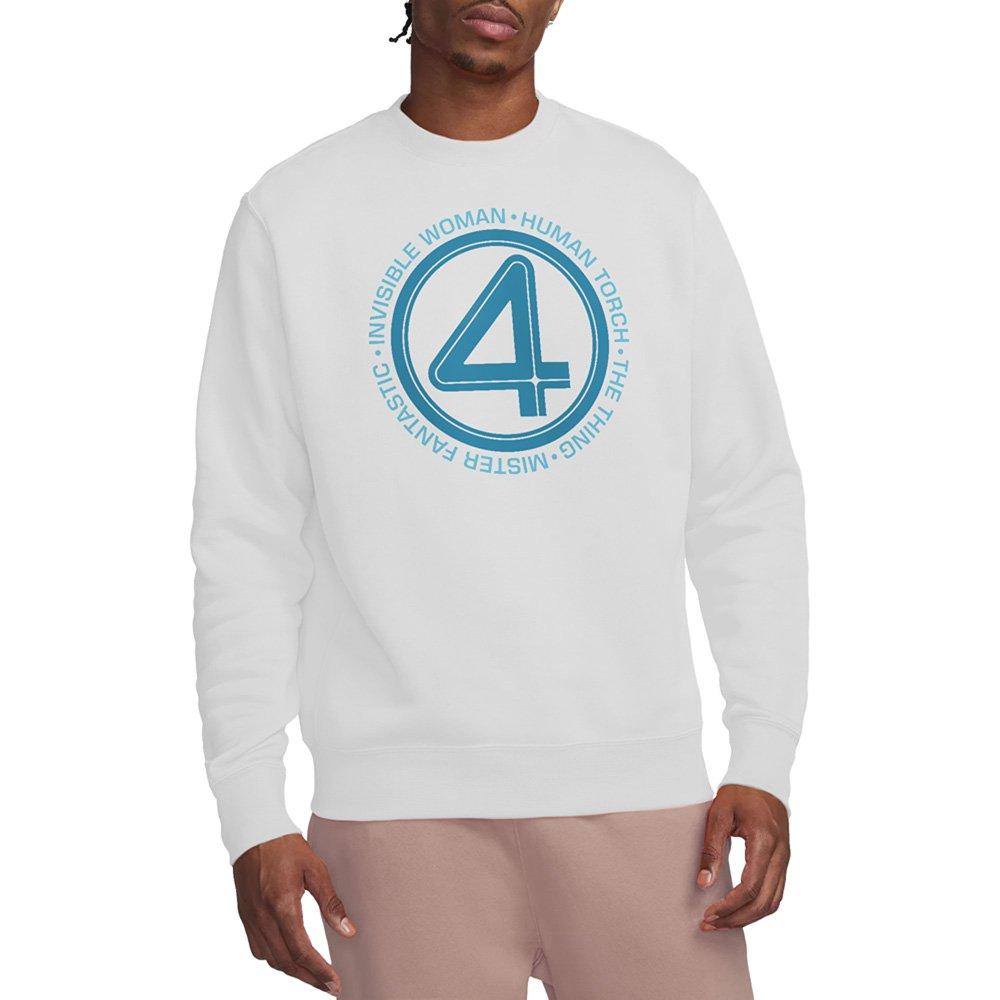 White - Marvel - Fantastic Four Superhero Team Sweatshirt White - 1