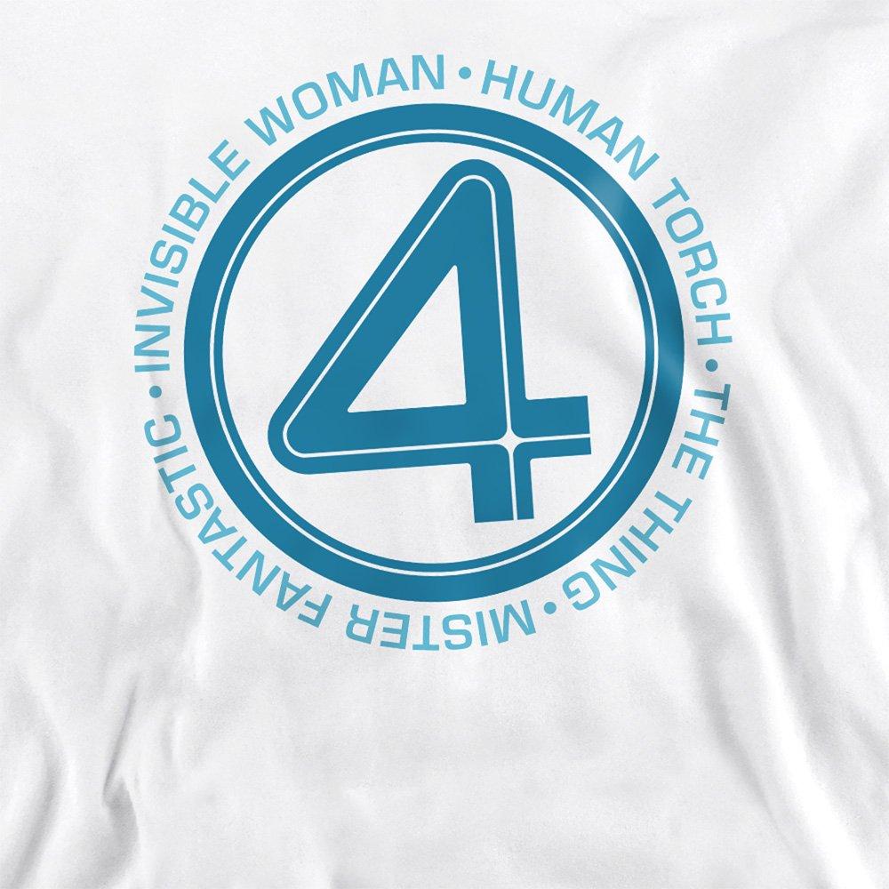 White - Marvel - Fantastic Four Superhero Team Sweatshirt White - 2