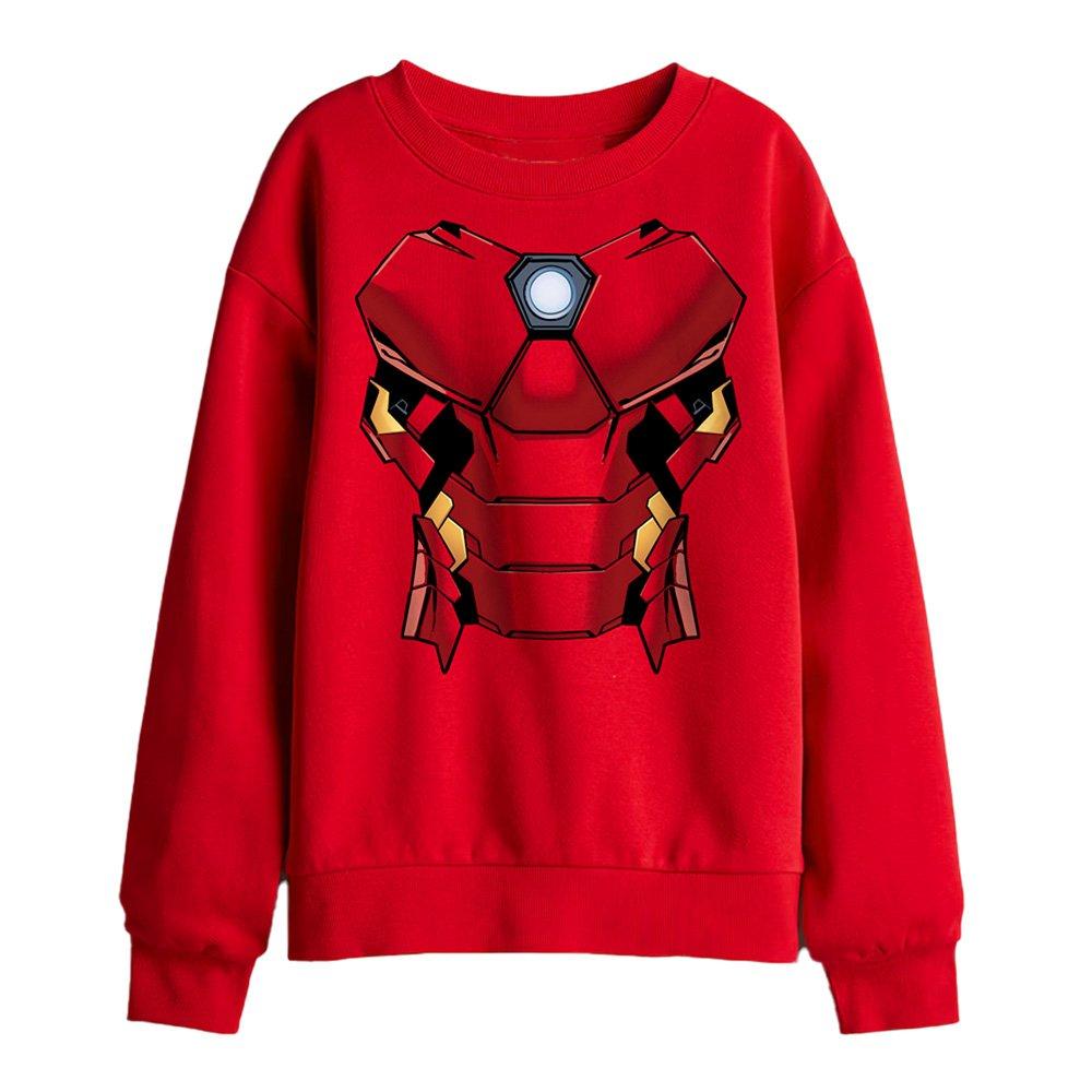 Red - Marvel - Iron Man Costume Kids Sweatshirt Red - 1