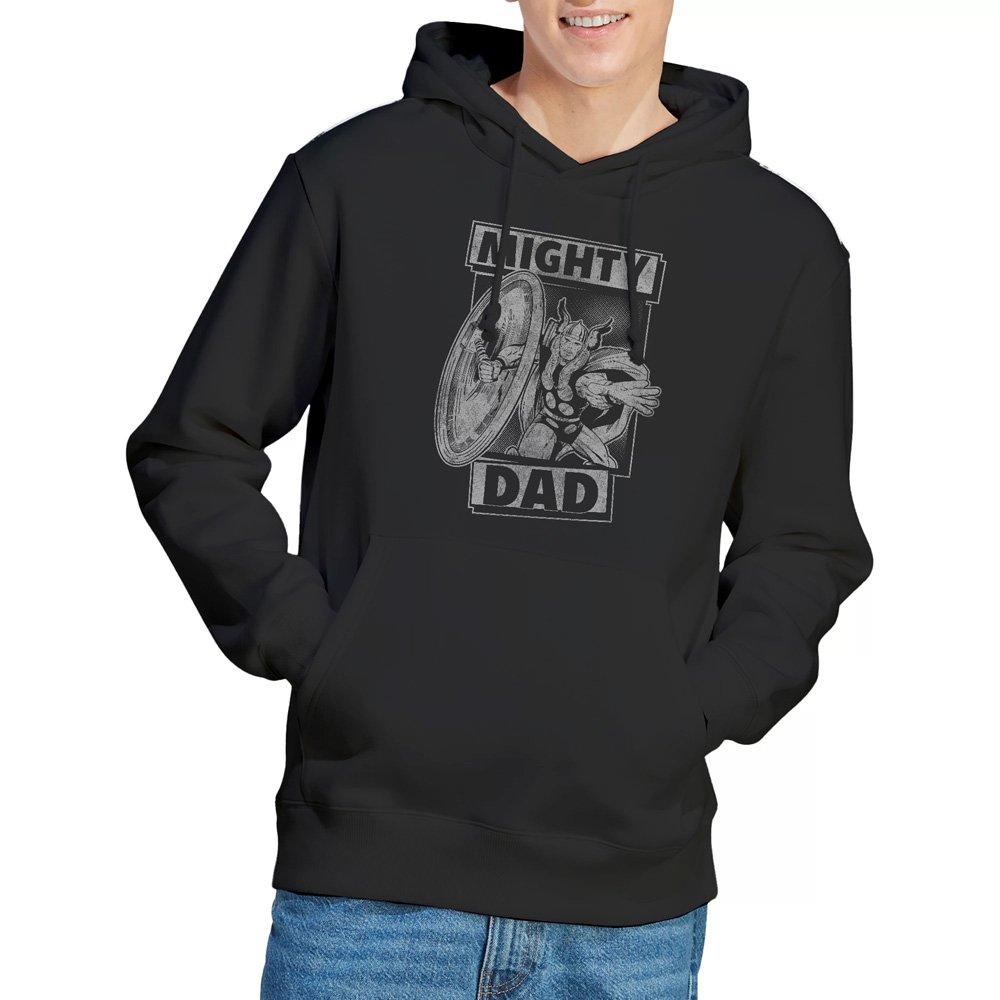 Black - Marvel - Thor Fathers Day Mighty Dad Hoodie - 1