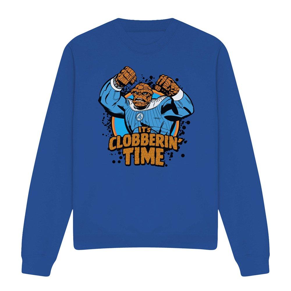 Blue - Marvel - Fantastic Four Thing Clobberin Time Sweatshirt R - 4