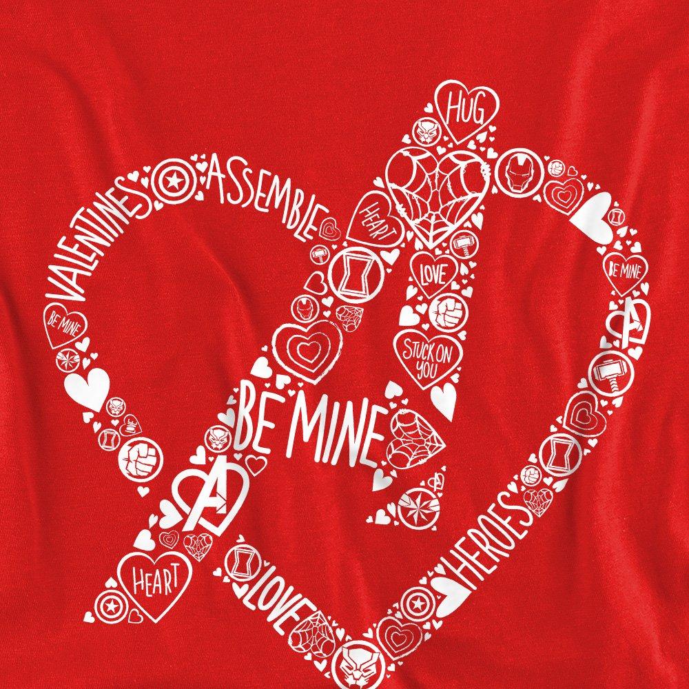 Red - Marvel - Avengers Heart Be Mine Sweatshirt Red - 2