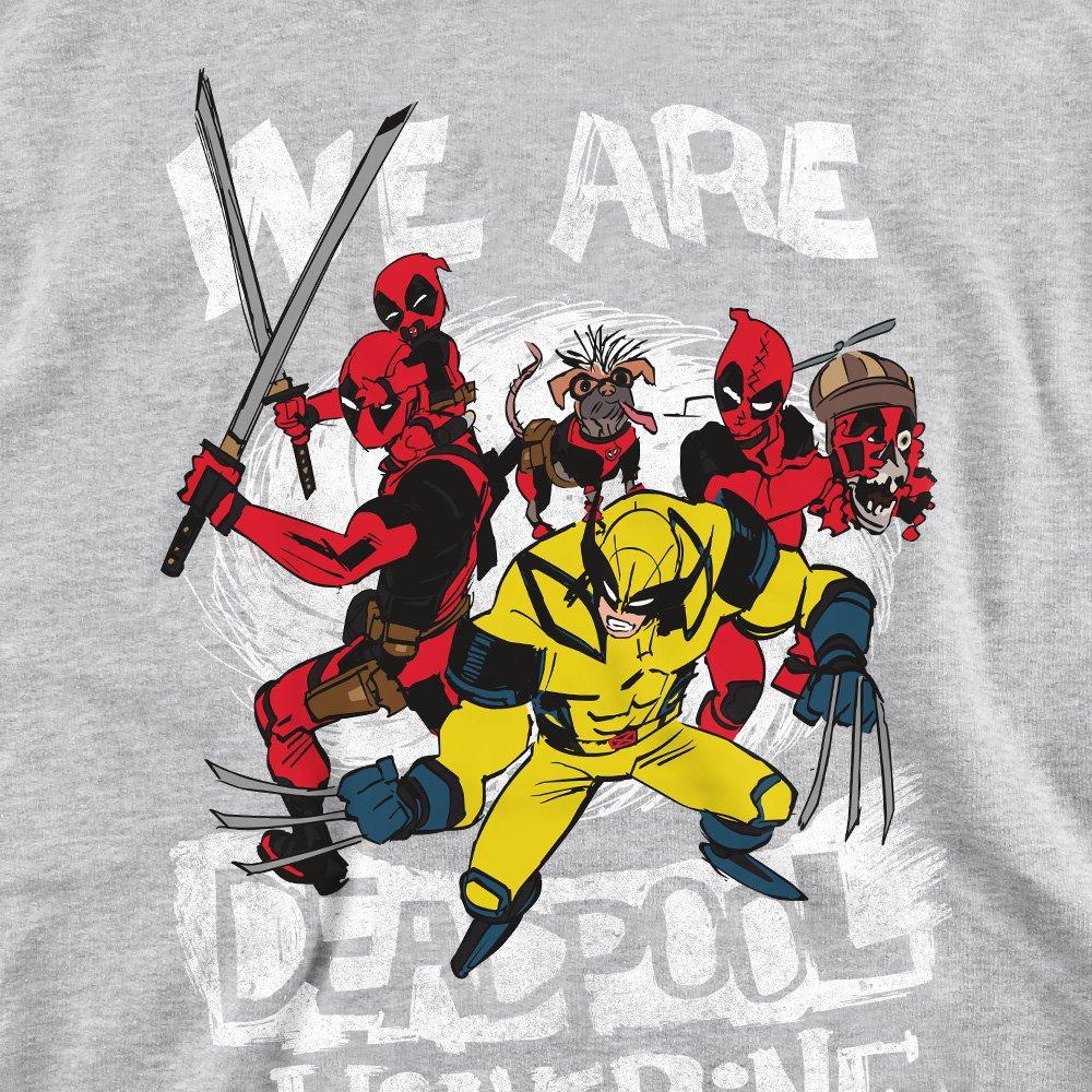 Light Grey - Marvel - SKETCHBOOK WE ARE DEADPOOL AND WOLVERINE Sweatshir - 2
