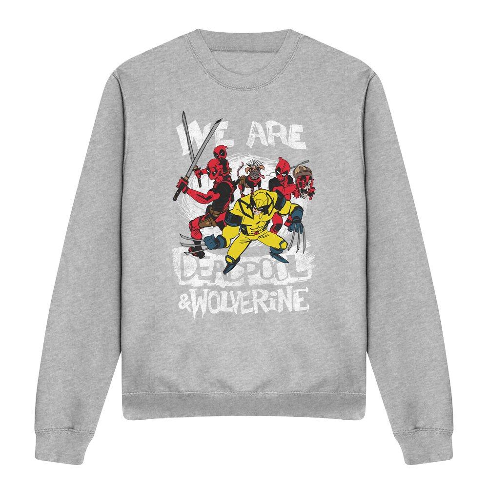 Light Grey - Marvel - SKETCHBOOK WE ARE DEADPOOL AND WOLVERINE Sweatshir - 4