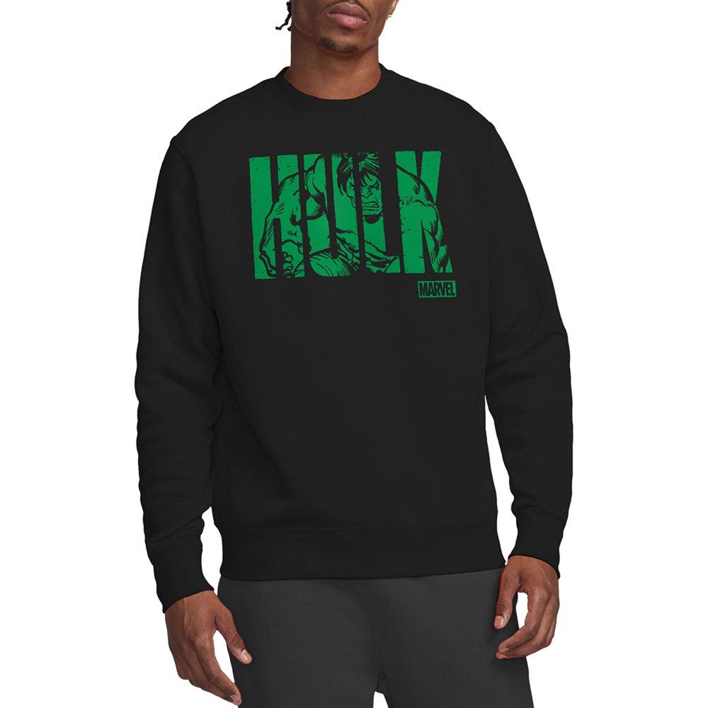 Black - Marvel - Hulk Text Sweatshirt - 1