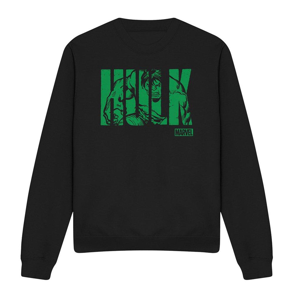 Black - Marvel - Hulk Text Sweatshirt - 4