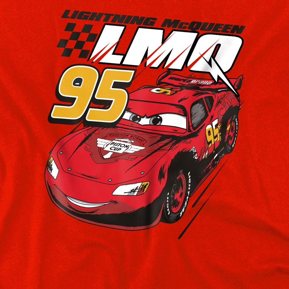Red - Disney - Lightning Mcqueen Speed Youth Kids Pull-Over Hoodi - 2