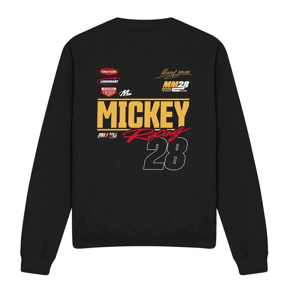 Black - Disney - Mickey Mouse Racing 28 Sweatshirt Black - 4
