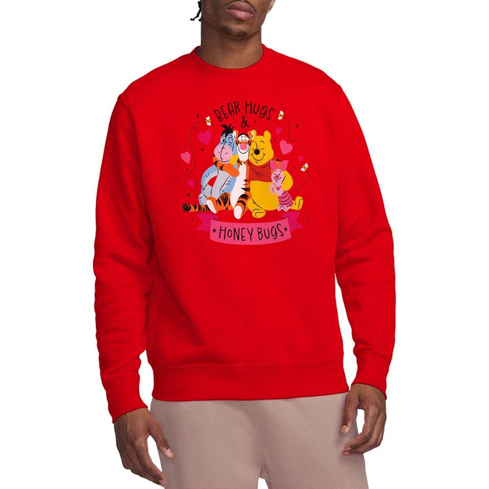 Red - Disney - Winnie The Pooh Bear Hugs Sweatshirt Red - 1