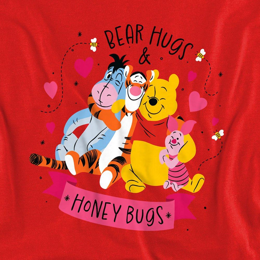 Red - Disney - Winnie The Pooh Bear Hugs Sweatshirt Red - 2